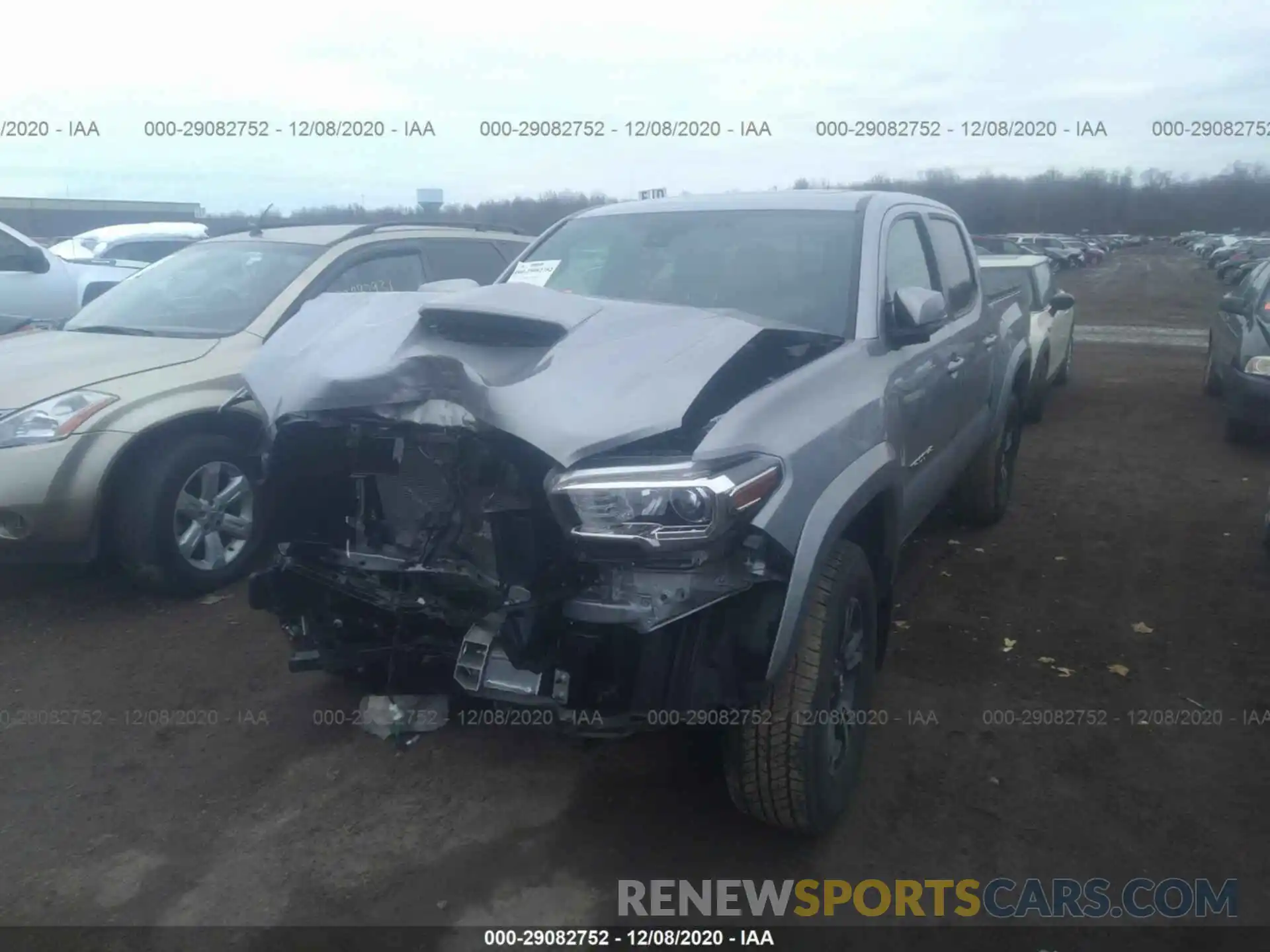 2 Photograph of a damaged car 3TMCZ5ANXKM255376 TOYOTA TACOMA 4WD 2019