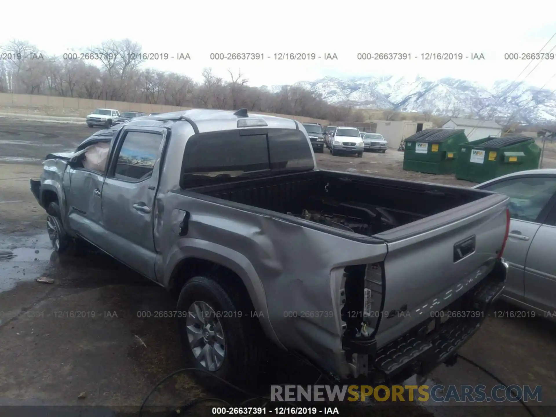 3 Photograph of a damaged car 3TMCZ5ANXKM265308 TOYOTA TACOMA 4WD 2019