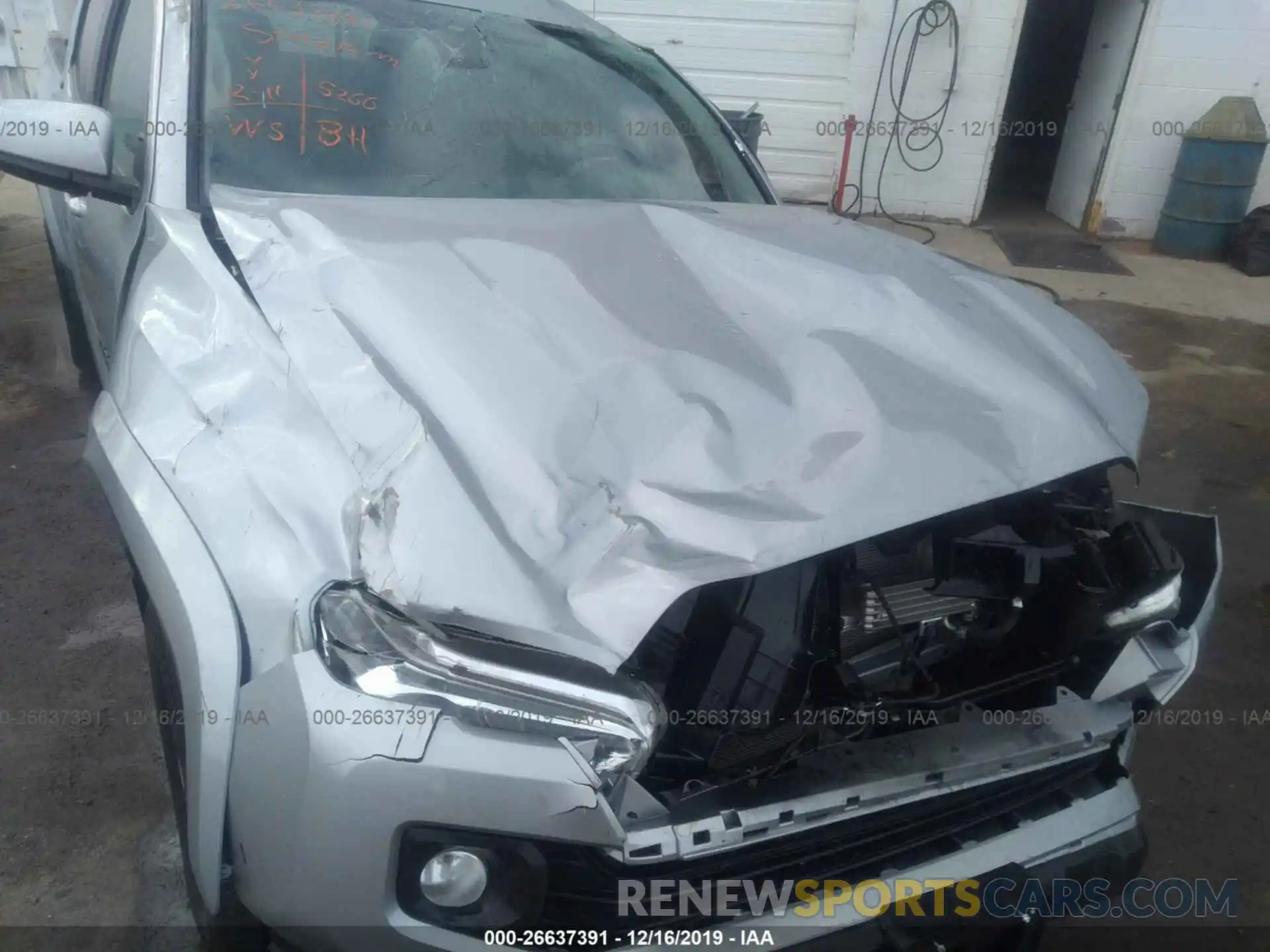 6 Photograph of a damaged car 3TMCZ5ANXKM265308 TOYOTA TACOMA 4WD 2019