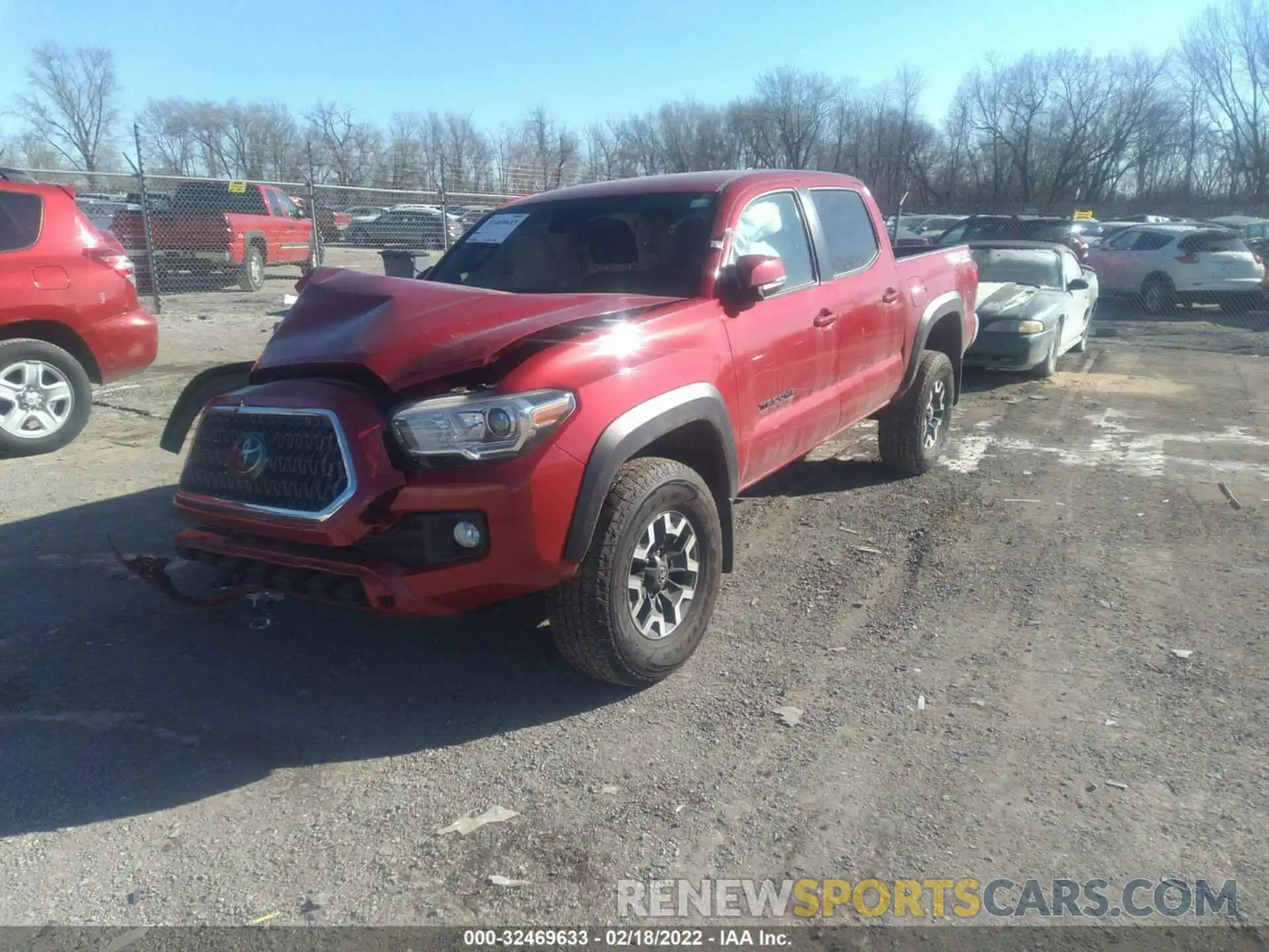 2 Photograph of a damaged car 3TMCZ5ANXKM270525 TOYOTA TACOMA 4WD 2019