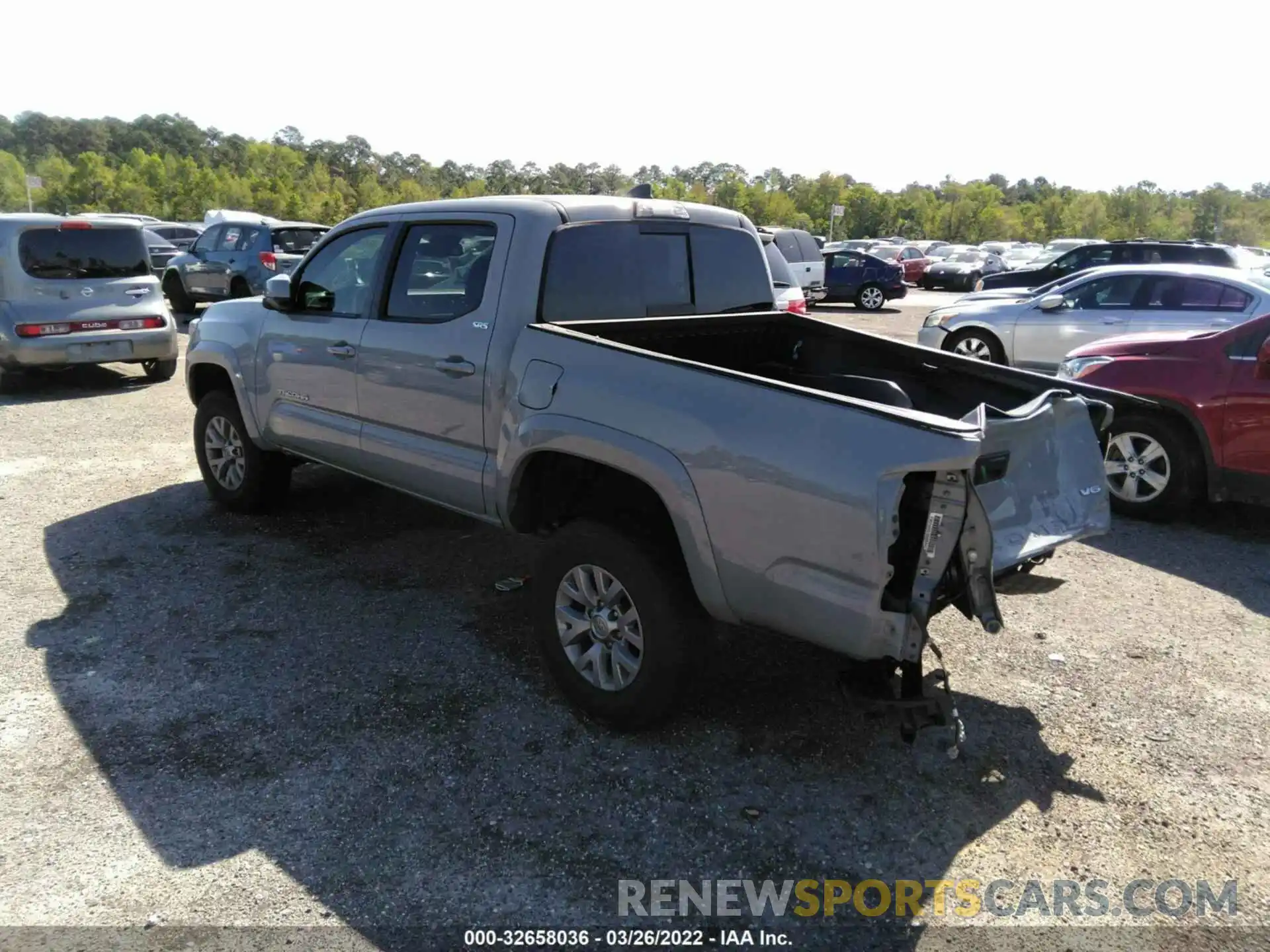 3 Фотография поврежденного автомобиля 3TMCZ5ANXKM279435 TOYOTA TACOMA 4WD 2019