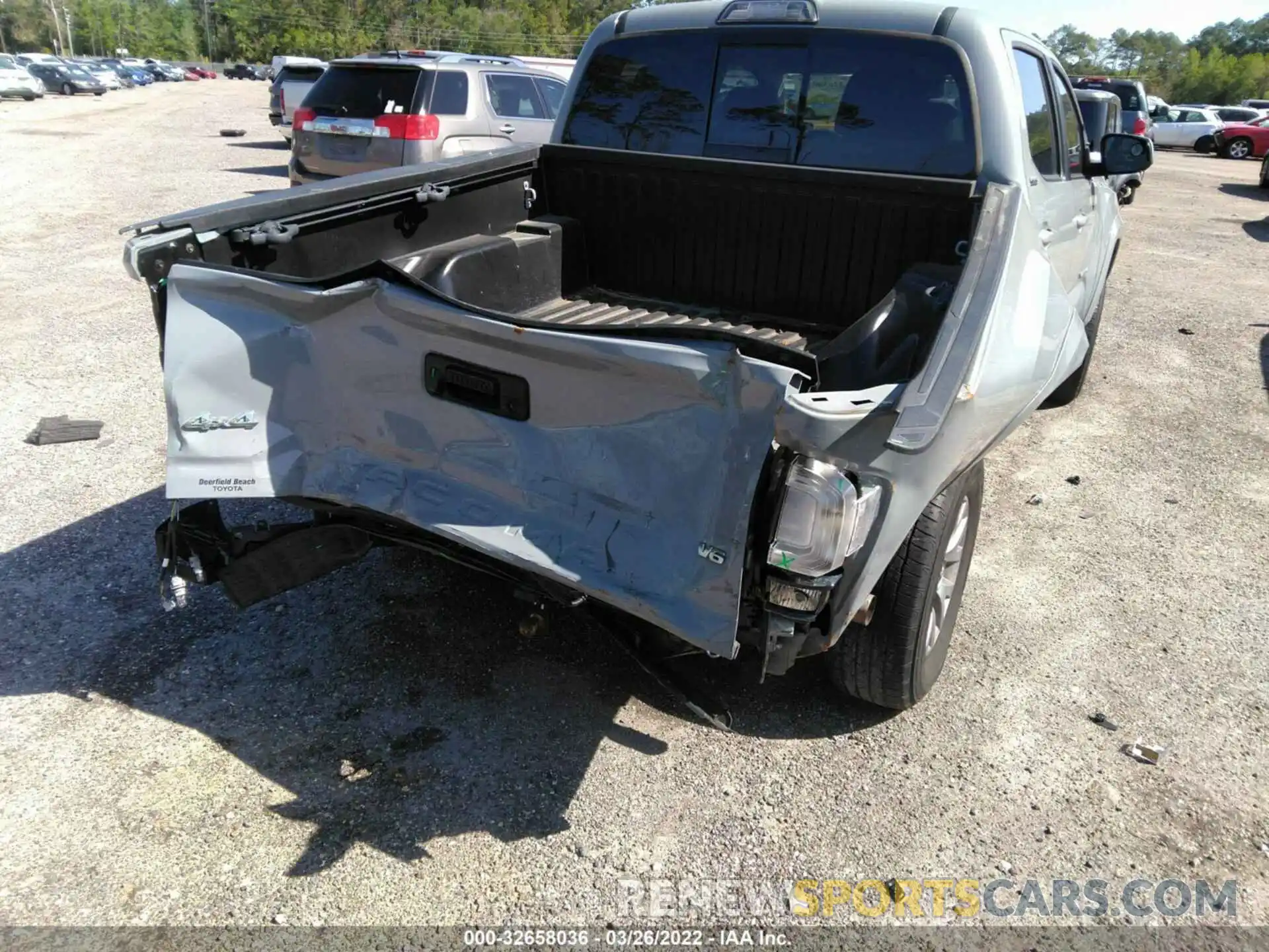 6 Photograph of a damaged car 3TMCZ5ANXKM279435 TOYOTA TACOMA 4WD 2019