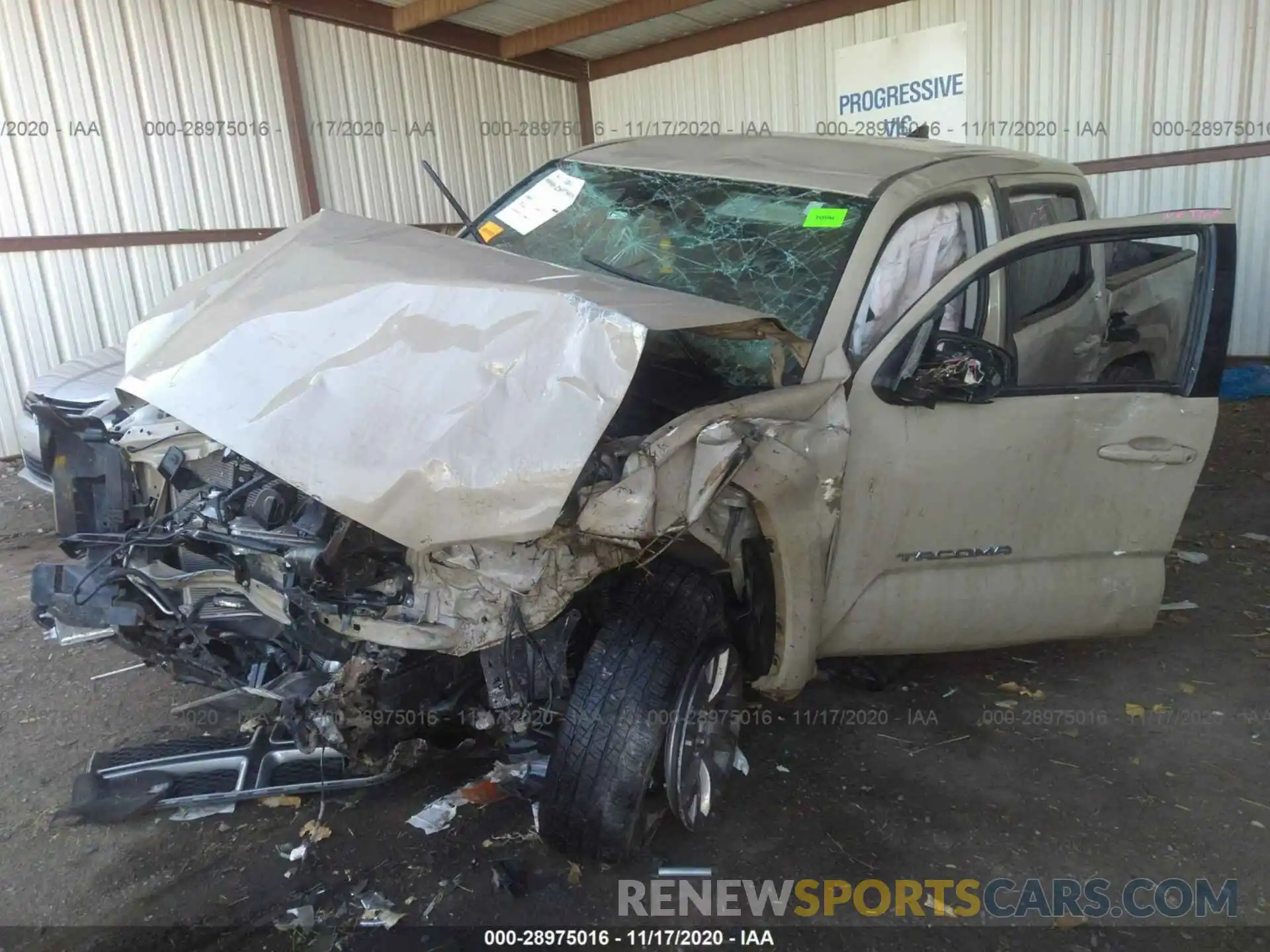 2 Photograph of a damaged car 3TMCZ5ANXKM283565 TOYOTA TACOMA 4WD 2019