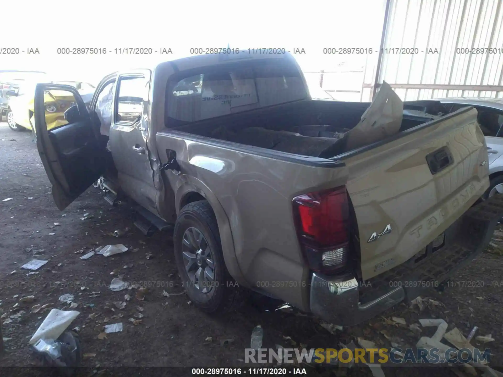 3 Photograph of a damaged car 3TMCZ5ANXKM283565 TOYOTA TACOMA 4WD 2019