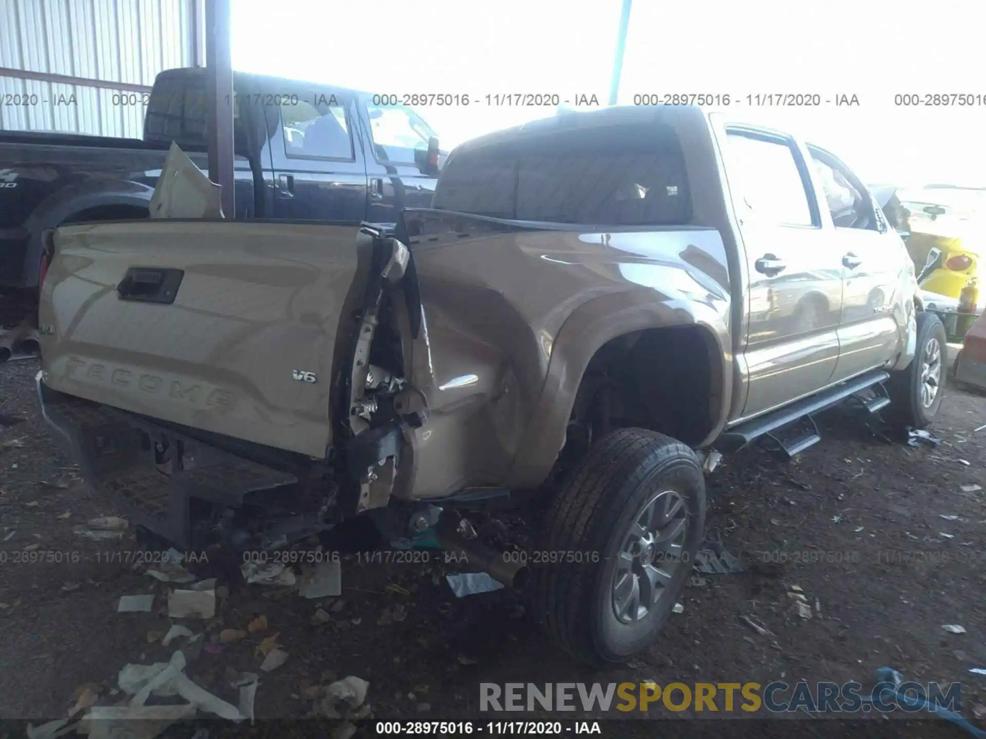 4 Photograph of a damaged car 3TMCZ5ANXKM283565 TOYOTA TACOMA 4WD 2019