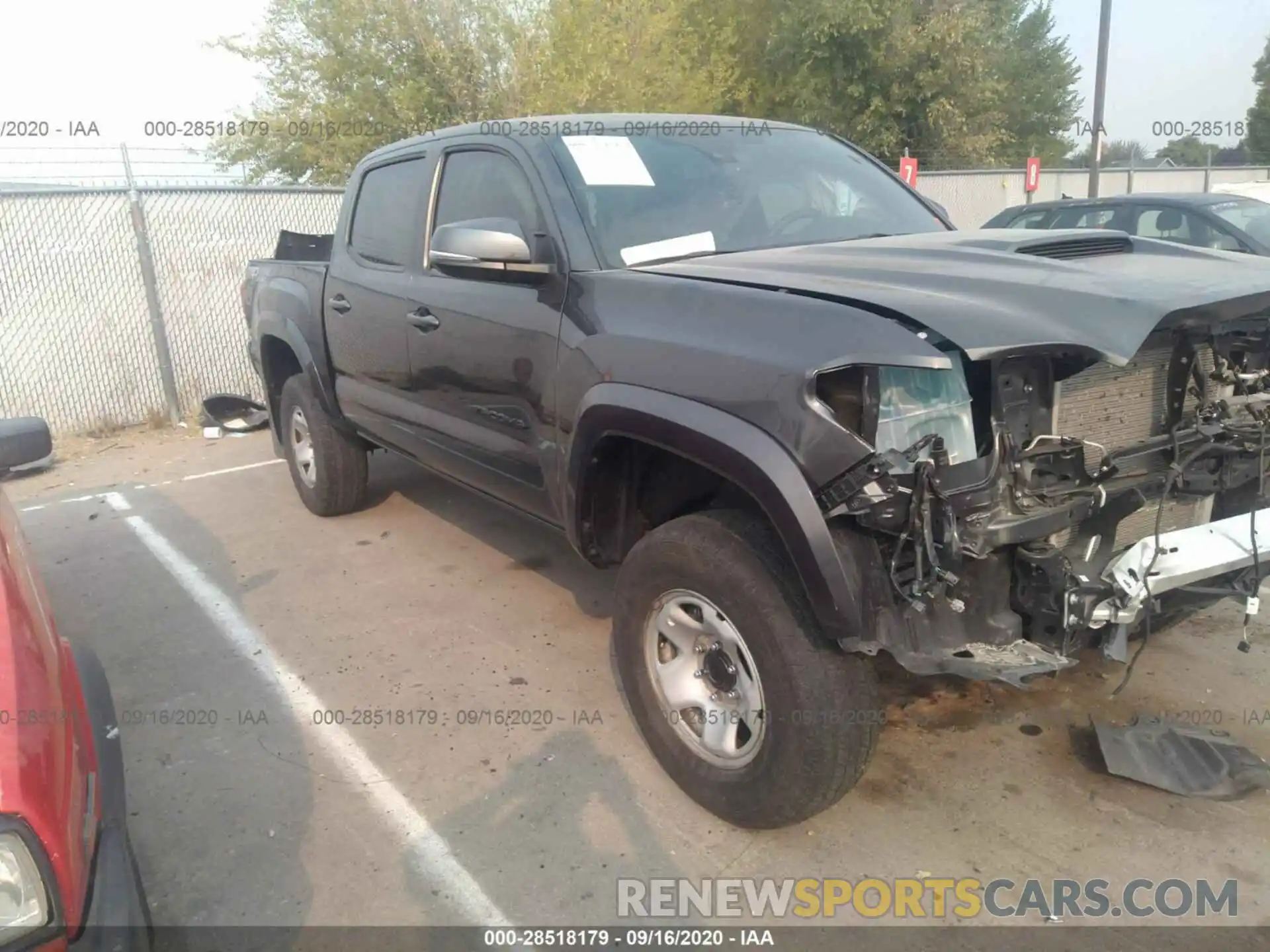 1 Photograph of a damaged car 3TMCZ5ANXKM286546 TOYOTA TACOMA 4WD 2019