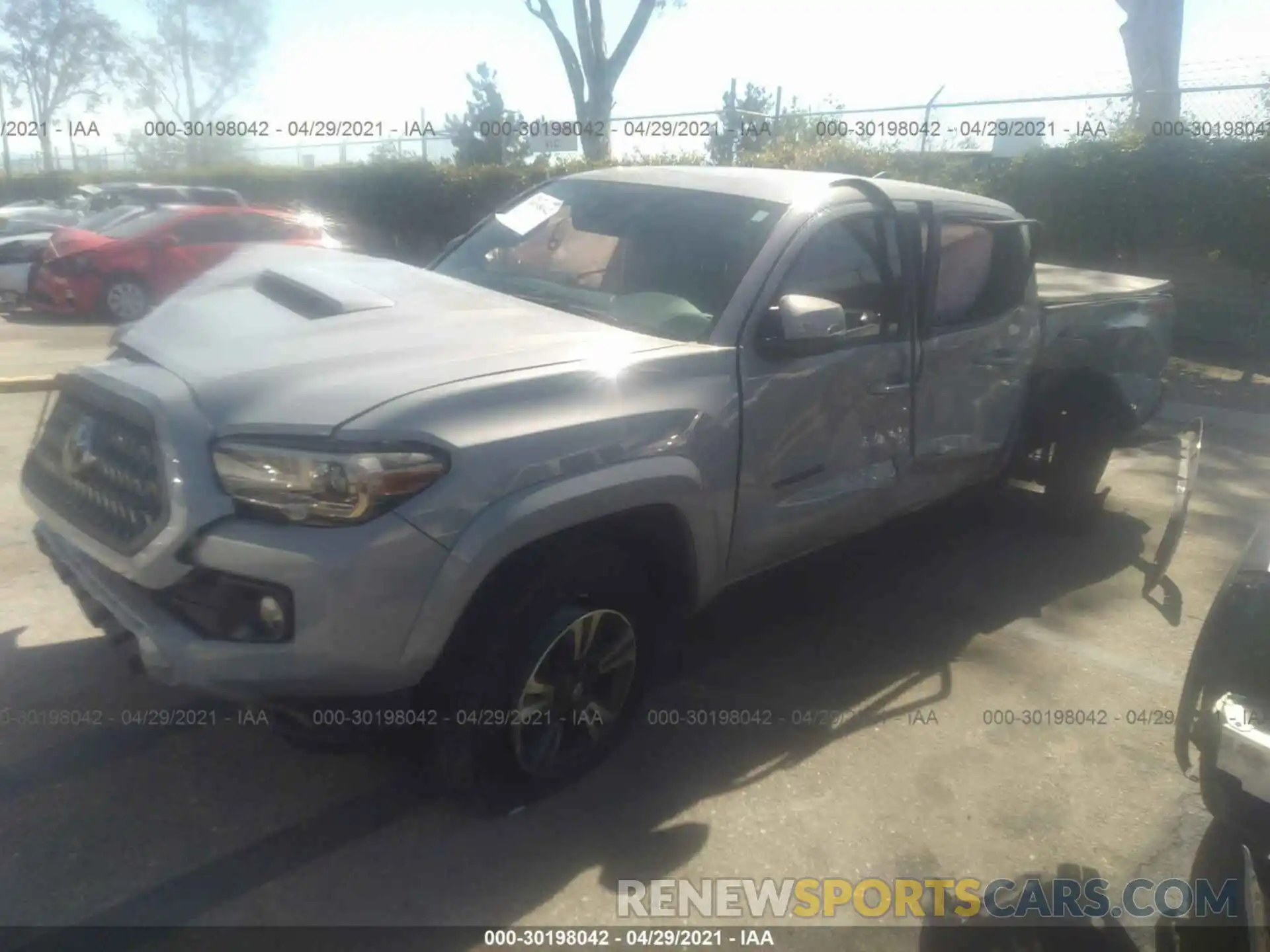 2 Photograph of a damaged car 3TMCZ5ANXKM286577 TOYOTA TACOMA 4WD 2019