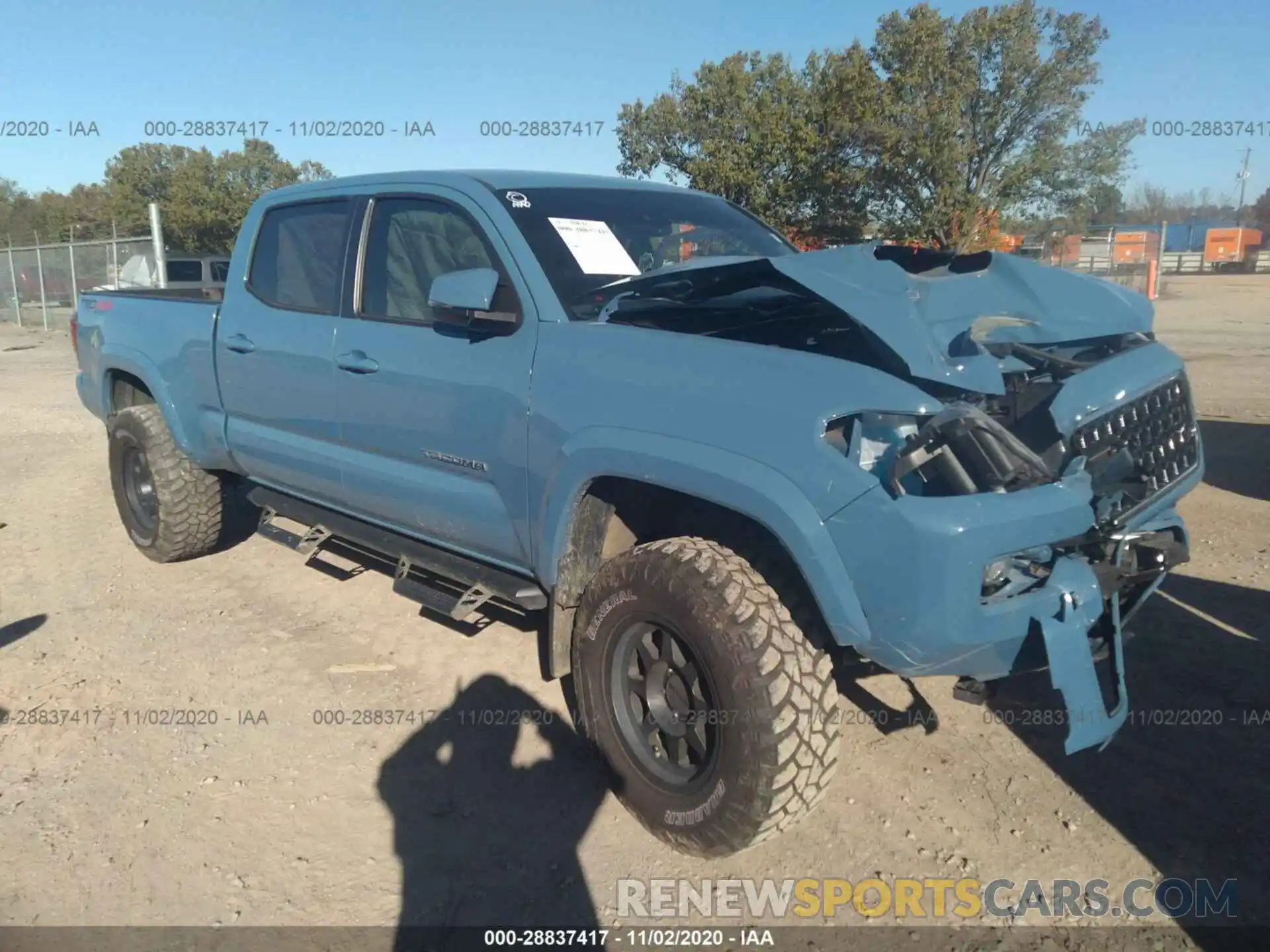 1 Photograph of a damaged car 3TMDZ5BN0KM061913 TOYOTA TACOMA 4WD 2019