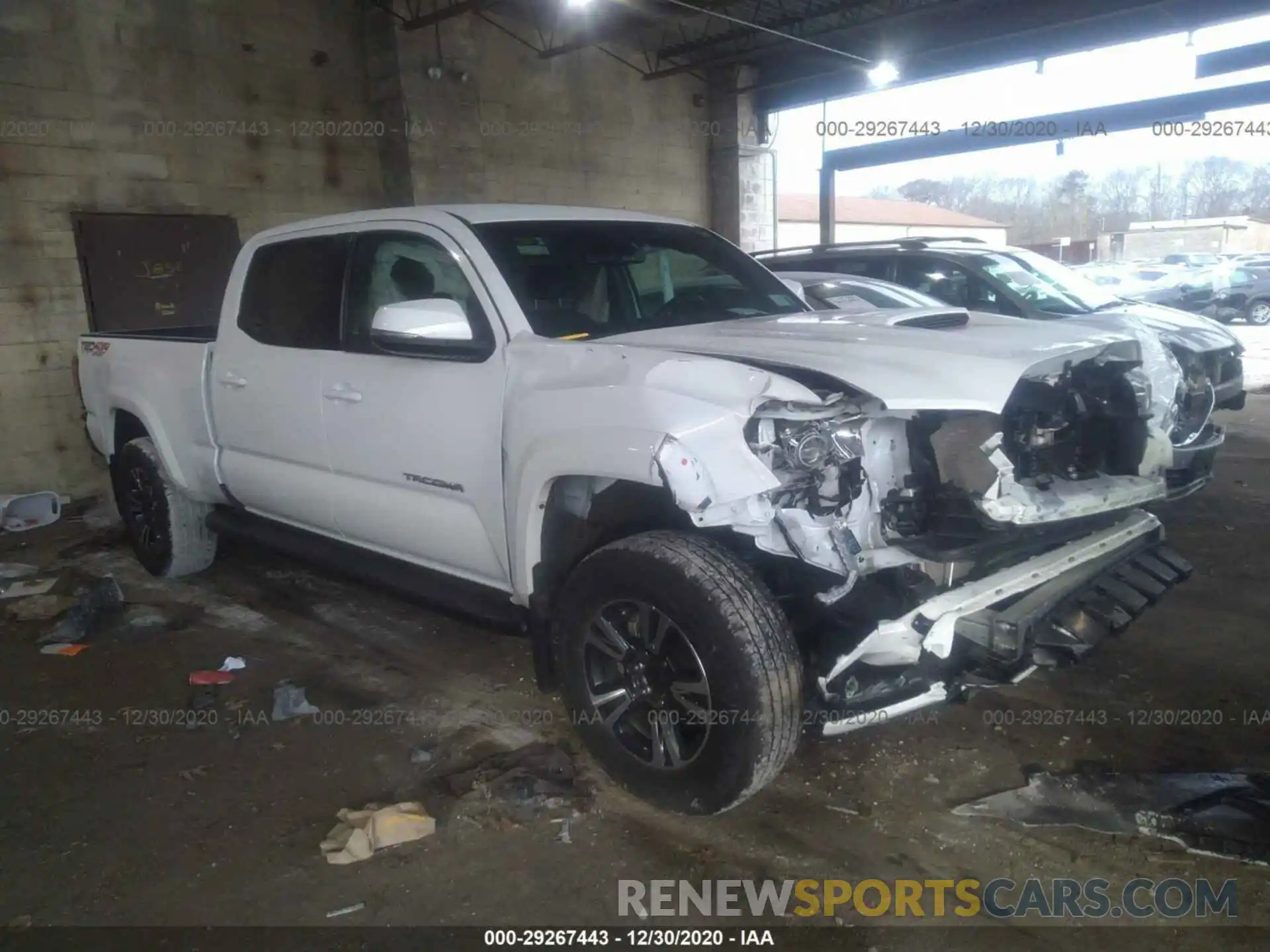 1 Photograph of a damaged car 3TMDZ5BN0KM067596 TOYOTA TACOMA 4WD 2019