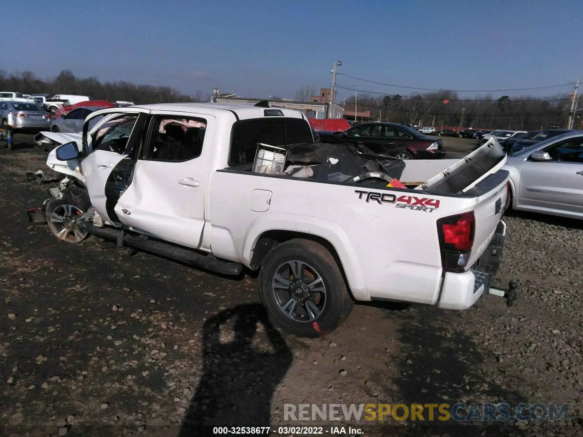 3 Photograph of a damaged car 3TMDZ5BN0KM067887 TOYOTA TACOMA 4WD 2019