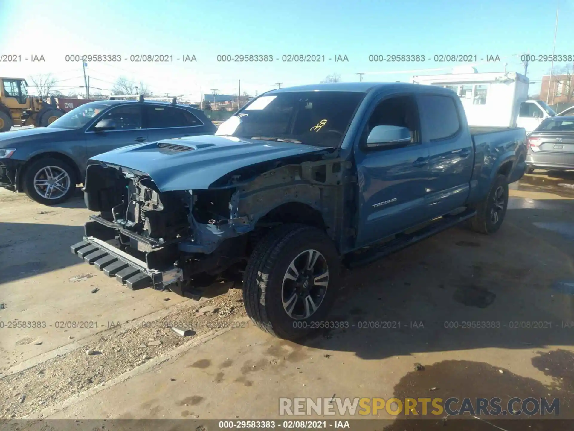 2 Photograph of a damaged car 3TMDZ5BN0KM069994 TOYOTA TACOMA 4WD 2019