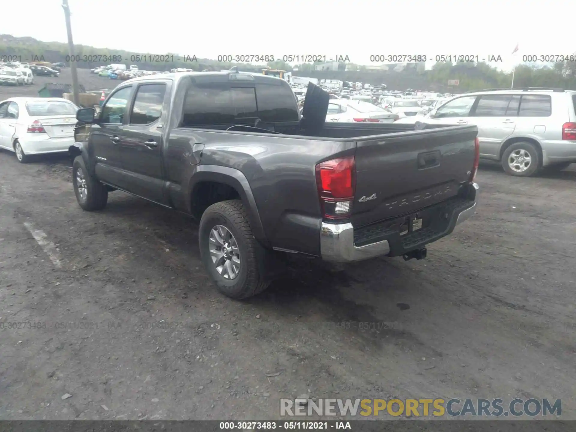 3 Фотография поврежденного автомобиля 3TMDZ5BN0KM073320 TOYOTA TACOMA 4WD 2019