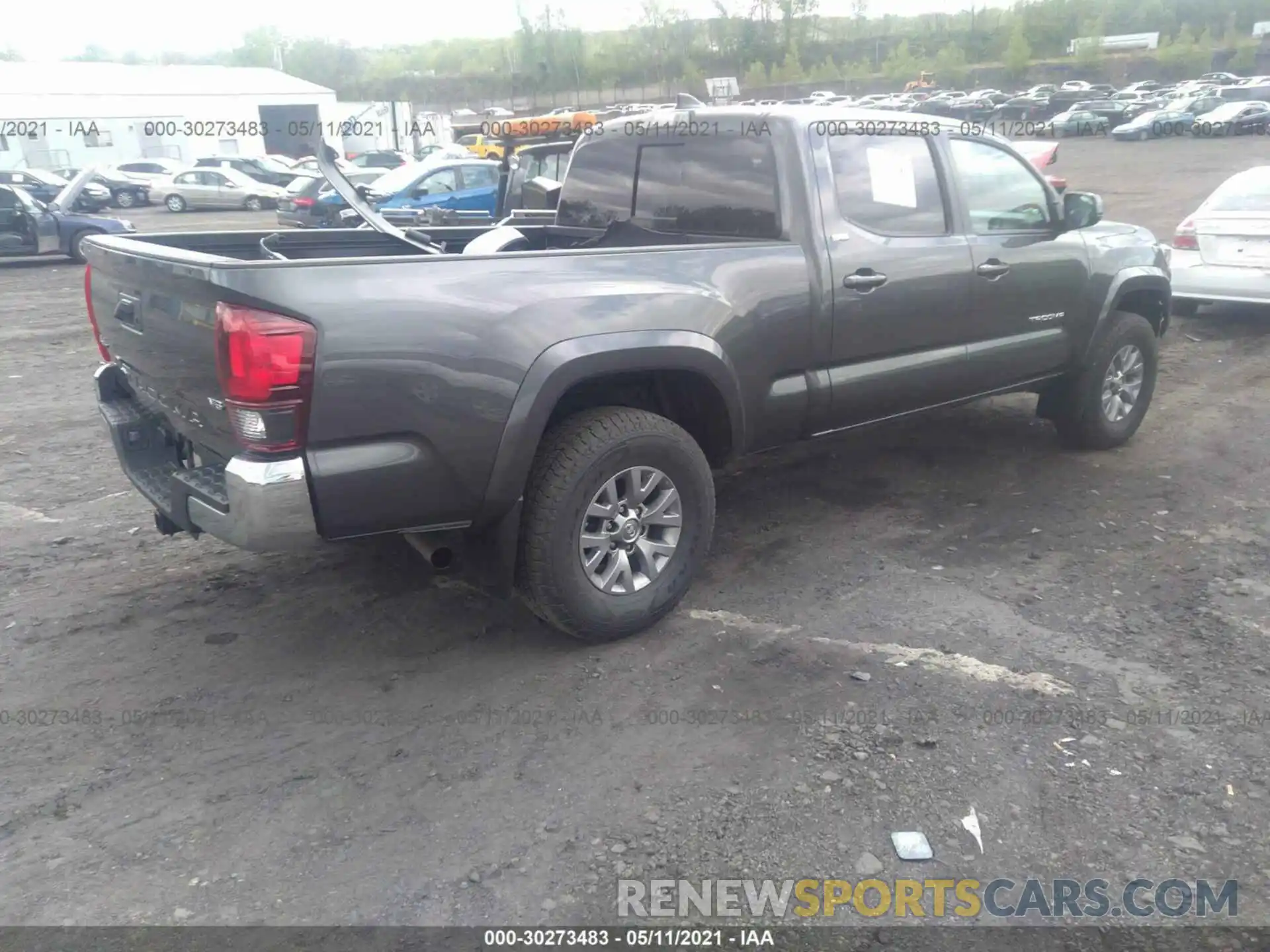 4 Фотография поврежденного автомобиля 3TMDZ5BN0KM073320 TOYOTA TACOMA 4WD 2019