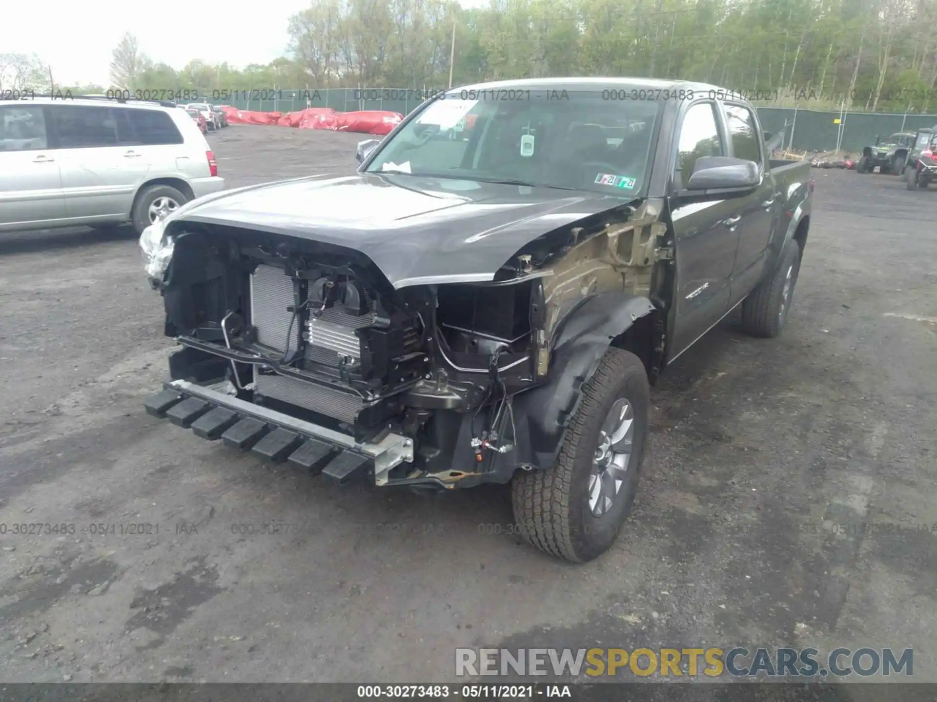 6 Photograph of a damaged car 3TMDZ5BN0KM073320 TOYOTA TACOMA 4WD 2019