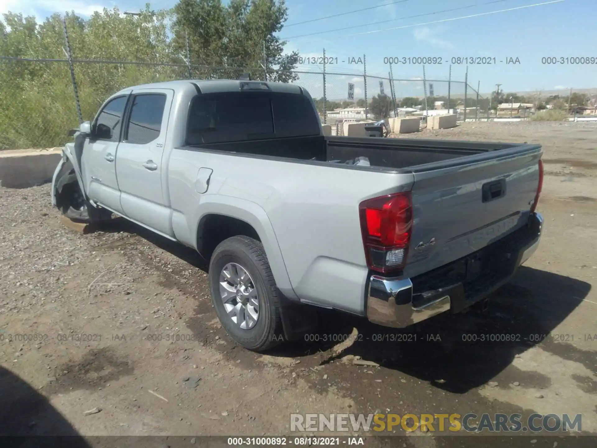 3 Photograph of a damaged car 3TMDZ5BN0KM074676 TOYOTA TACOMA 4WD 2019