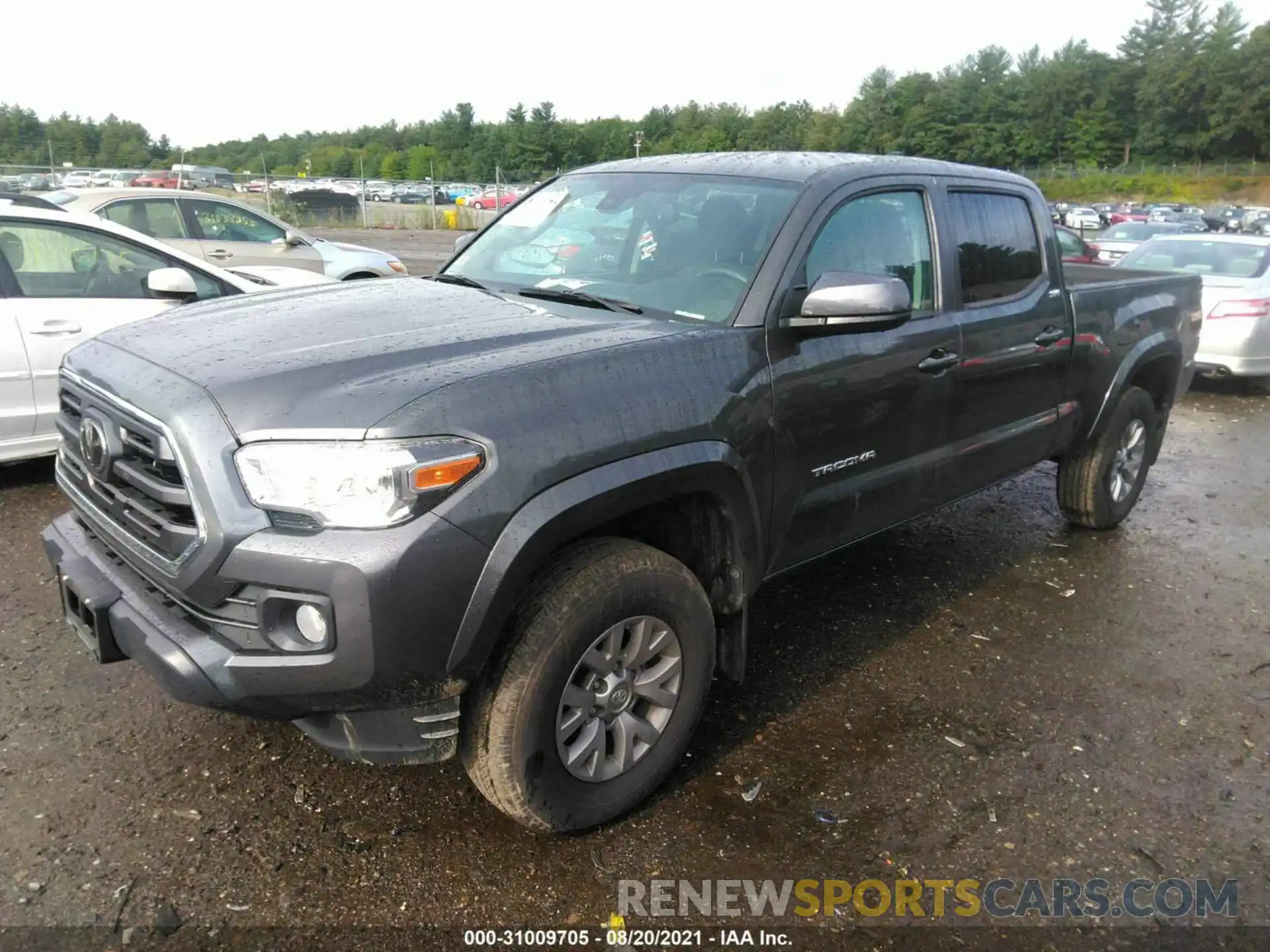 2 Photograph of a damaged car 3TMDZ5BN0KM078288 TOYOTA TACOMA 4WD 2019