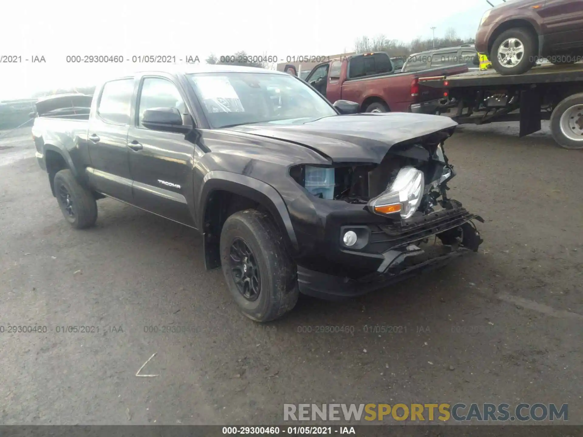 1 Photograph of a damaged car 3TMDZ5BN1KM061547 TOYOTA TACOMA 4WD 2019