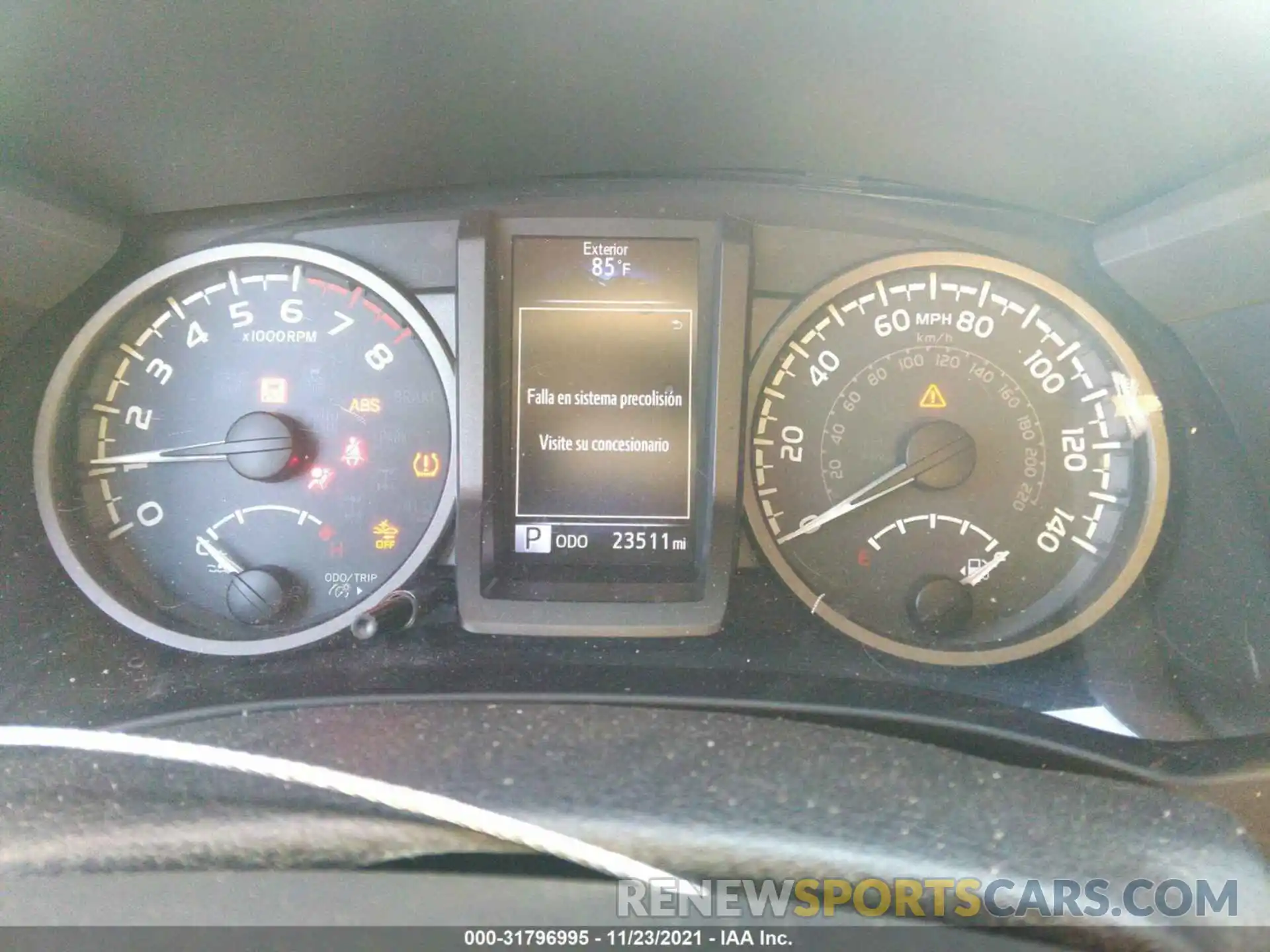 7 Photograph of a damaged car 3TMDZ5BN1KM063900 TOYOTA TACOMA 4WD 2019