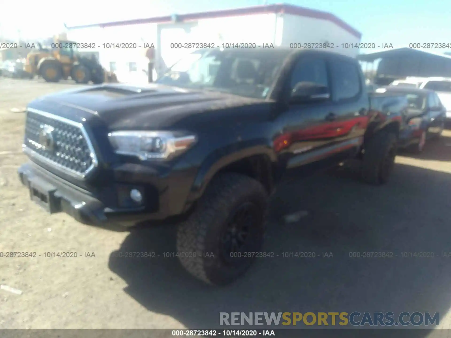 2 Photograph of a damaged car 3TMDZ5BN1KM071642 TOYOTA TACOMA 4WD 2019