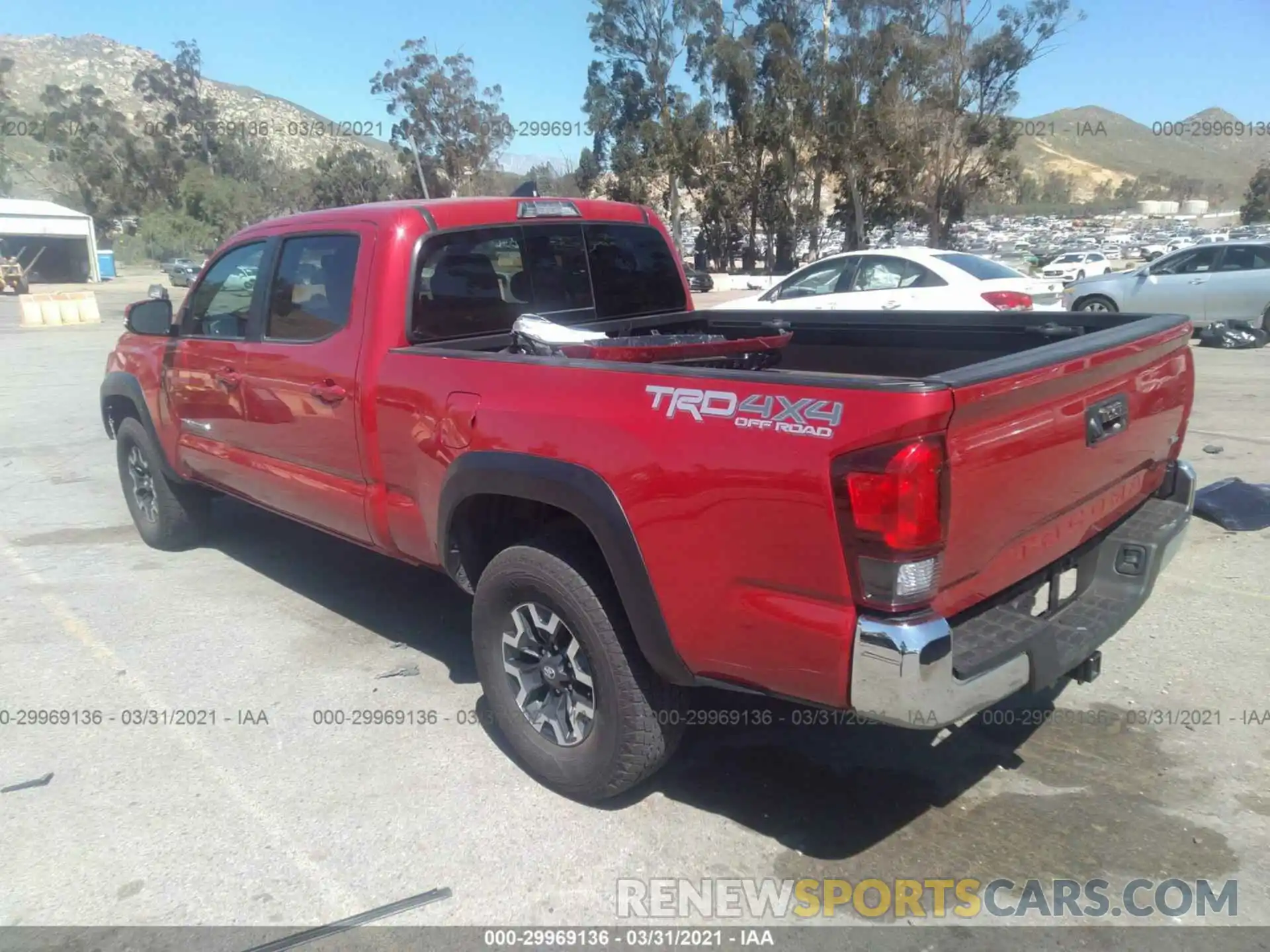 3 Photograph of a damaged car 3TMDZ5BN1KM072449 TOYOTA TACOMA 4WD 2019