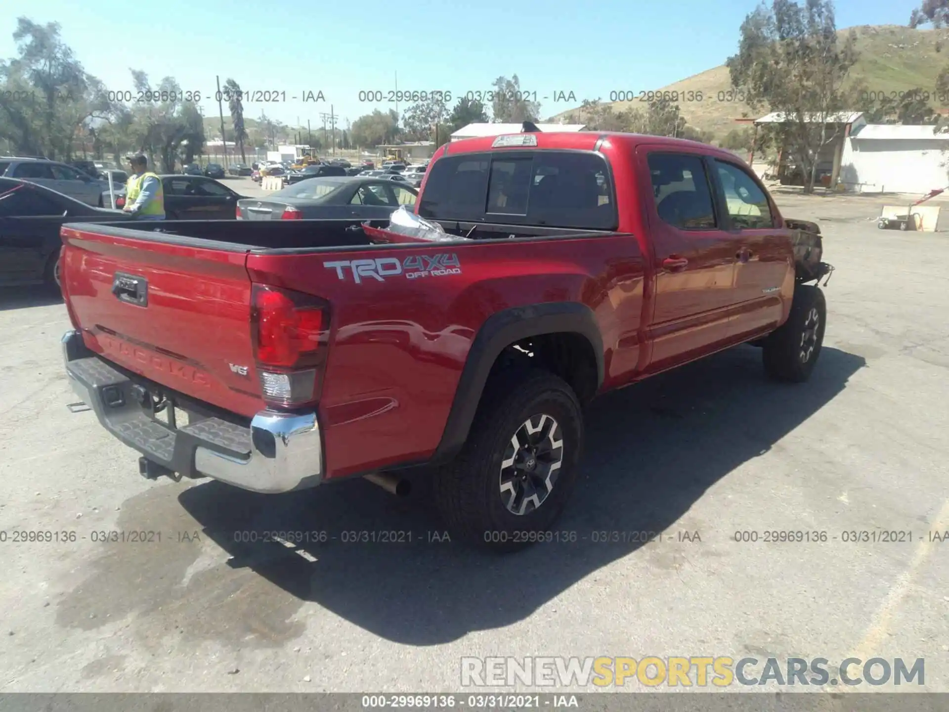 4 Photograph of a damaged car 3TMDZ5BN1KM072449 TOYOTA TACOMA 4WD 2019