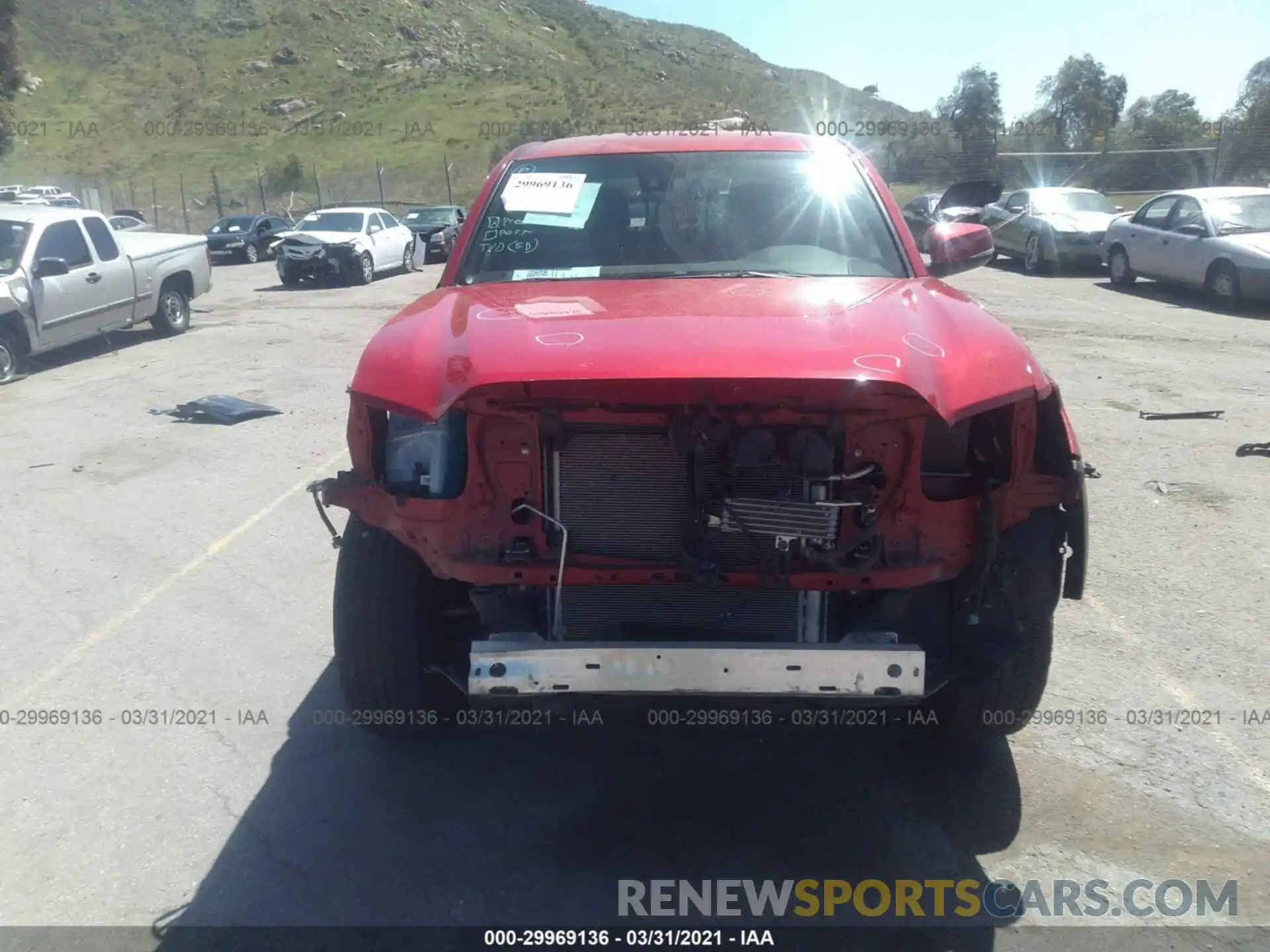 6 Photograph of a damaged car 3TMDZ5BN1KM072449 TOYOTA TACOMA 4WD 2019