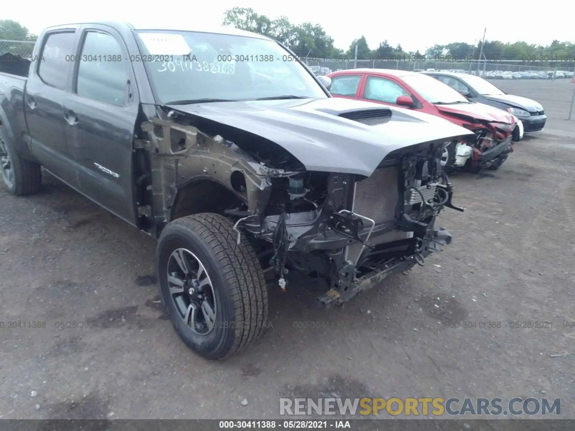 6 Фотография поврежденного автомобиля 3TMDZ5BN1KM077117 TOYOTA TACOMA 4WD 2019