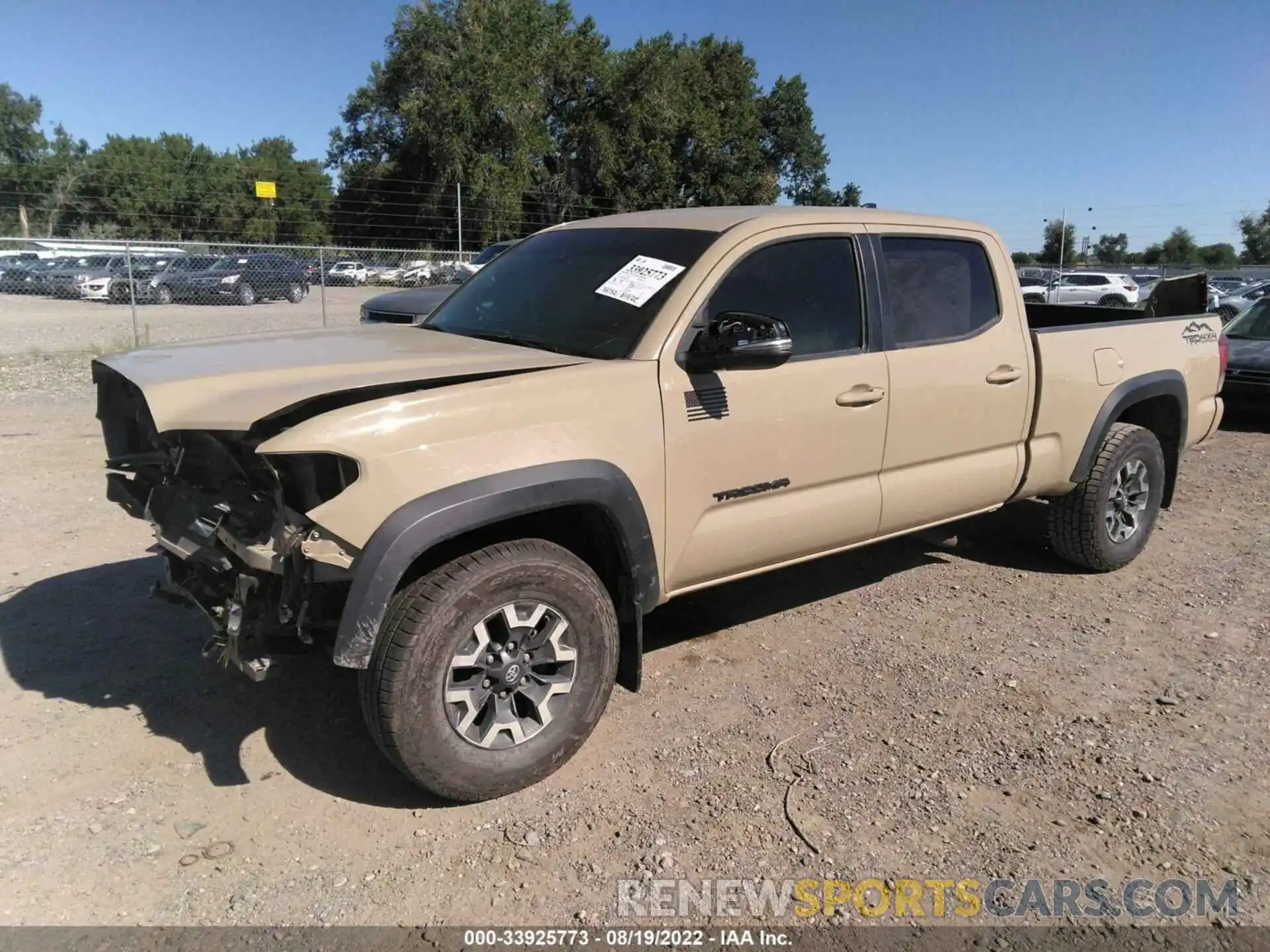 2 Photograph of a damaged car 3TMDZ5BN2KM057670 TOYOTA TACOMA 4WD 2019