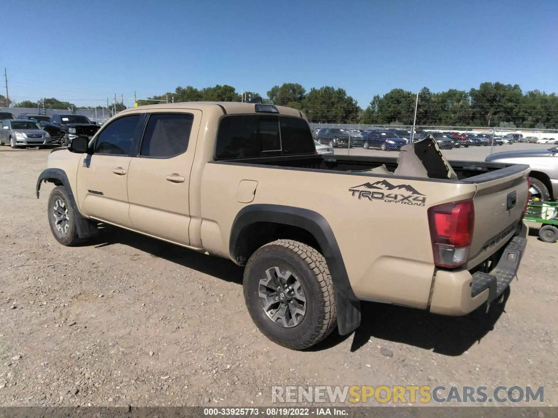 3 Photograph of a damaged car 3TMDZ5BN2KM057670 TOYOTA TACOMA 4WD 2019