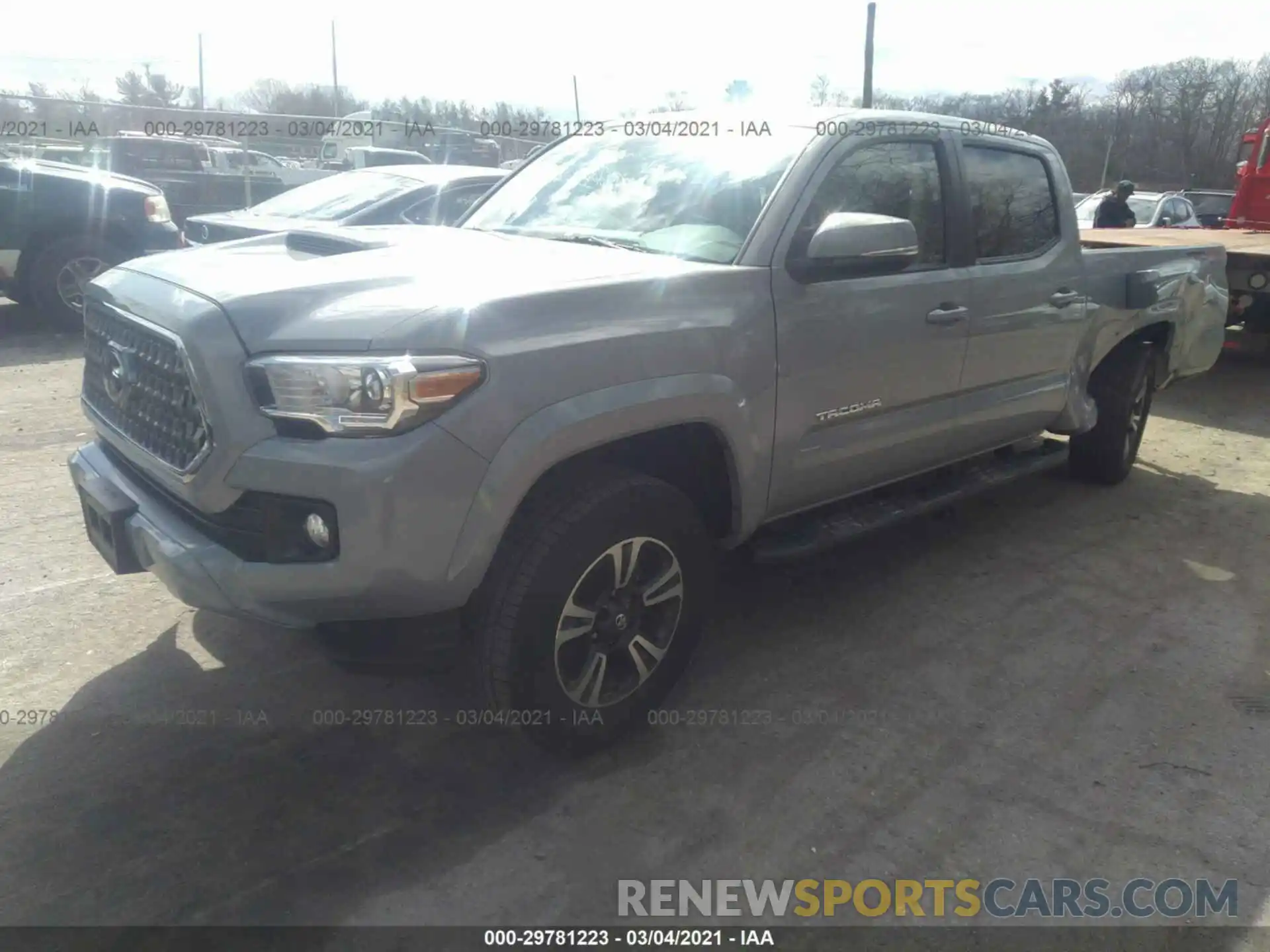 2 Photograph of a damaged car 3TMDZ5BN2KM061055 TOYOTA TACOMA 4WD 2019