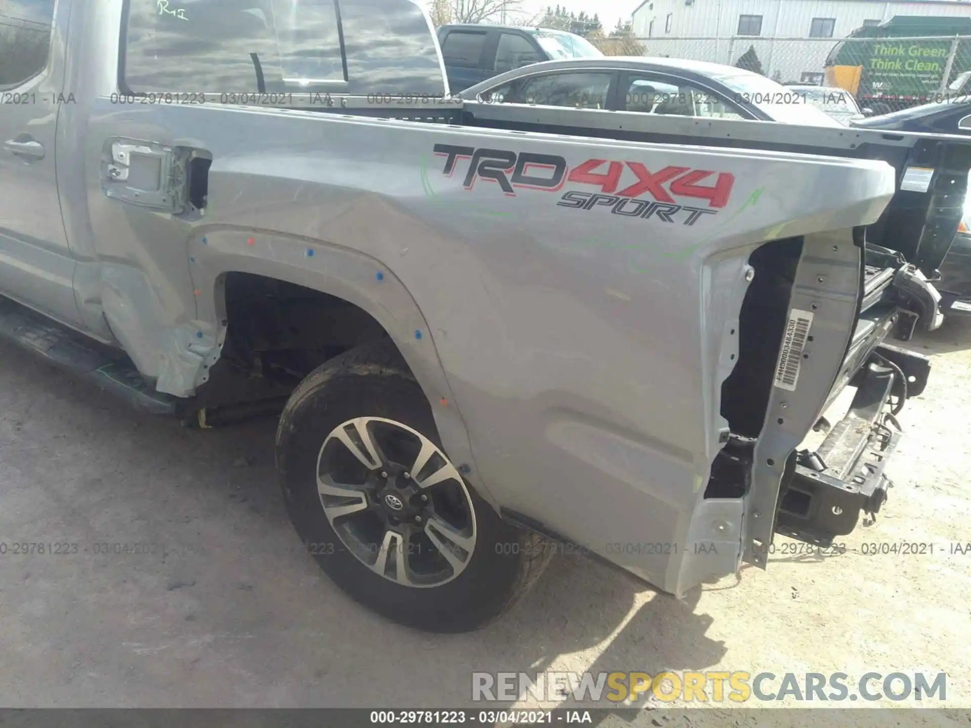 6 Фотография поврежденного автомобиля 3TMDZ5BN2KM061055 TOYOTA TACOMA 4WD 2019