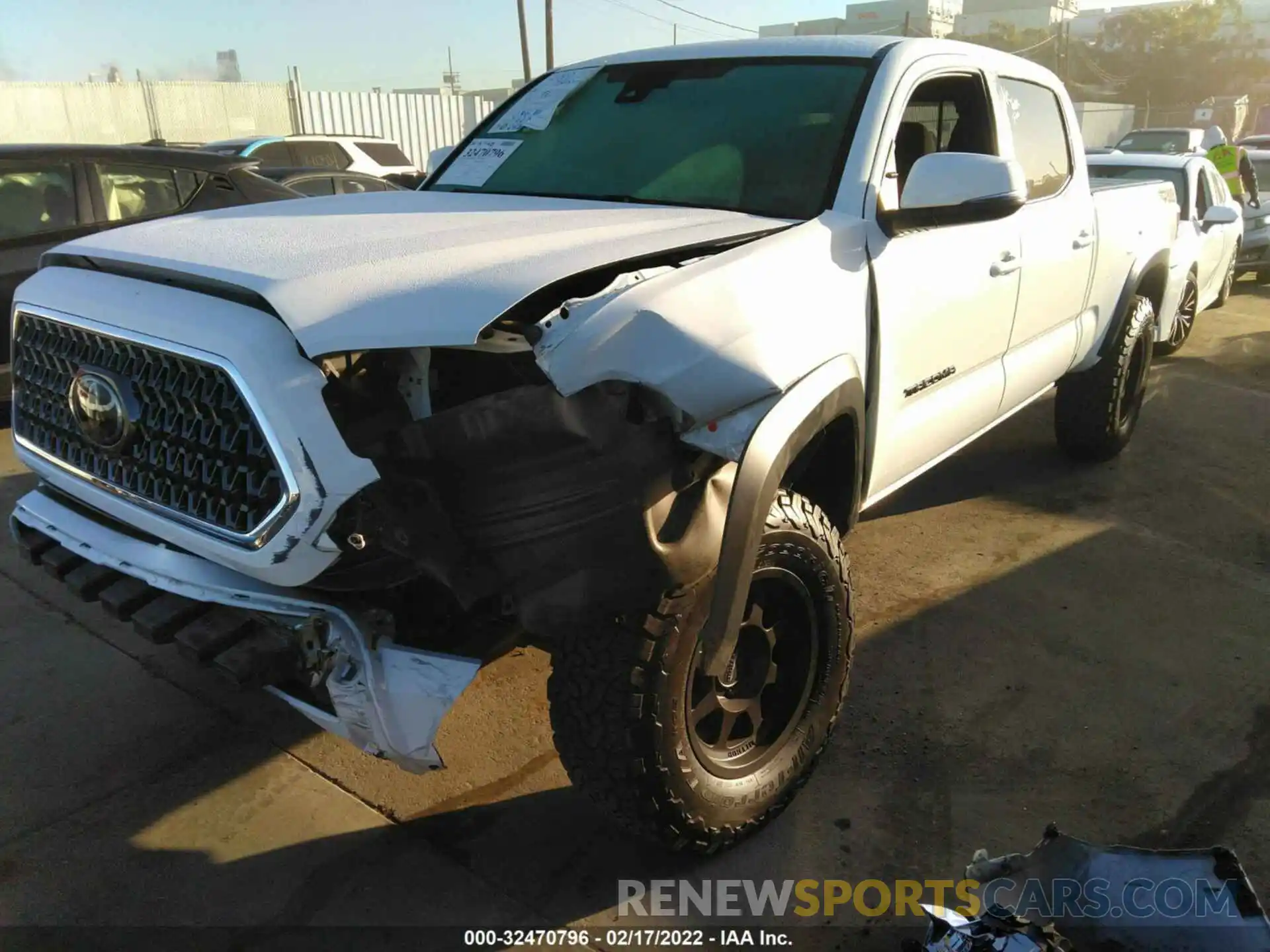 2 Photograph of a damaged car 3TMDZ5BN2KM061203 TOYOTA TACOMA 4WD 2019