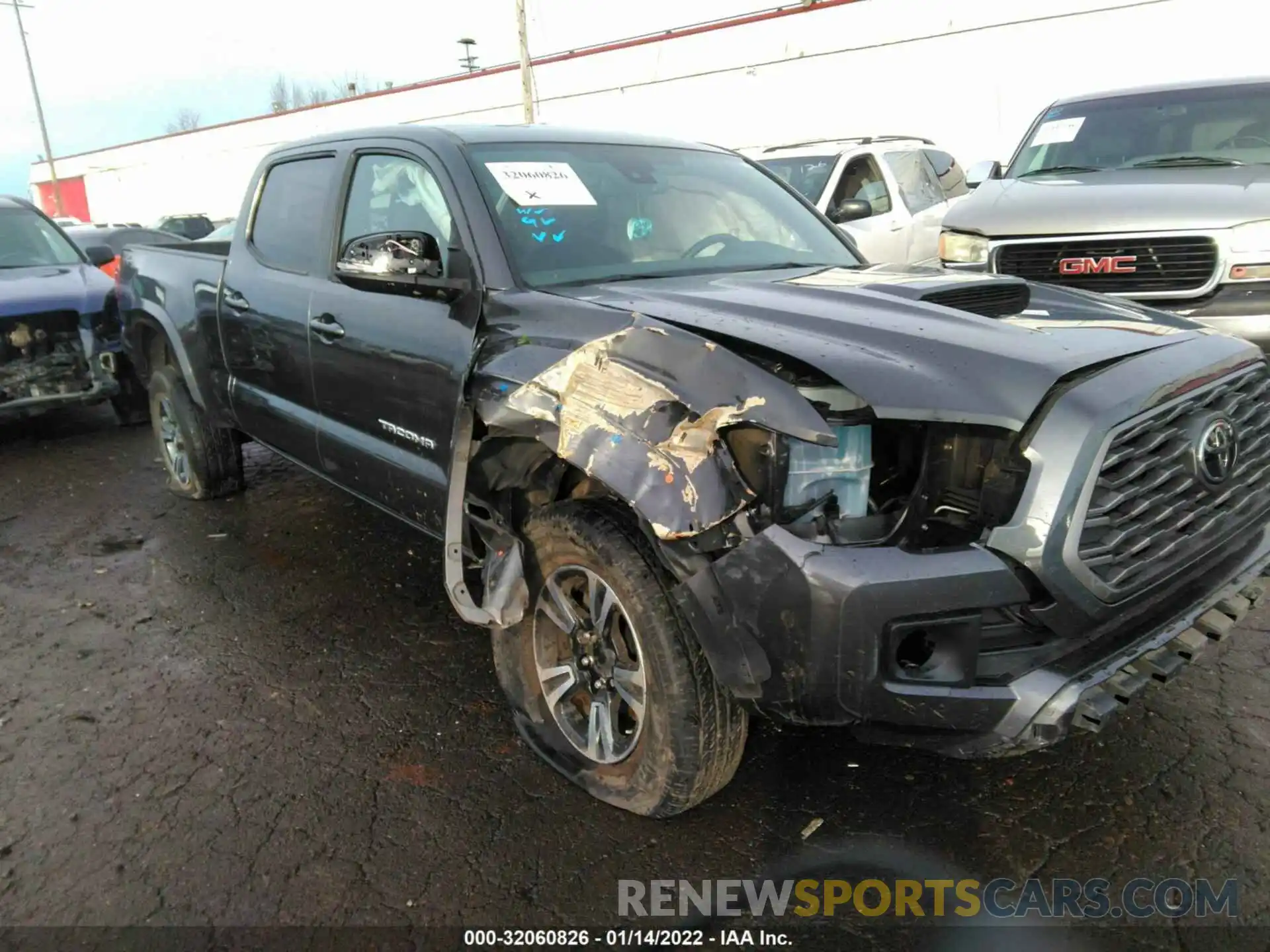 1 Photograph of a damaged car 3TMDZ5BN2KM064781 TOYOTA TACOMA 4WD 2019