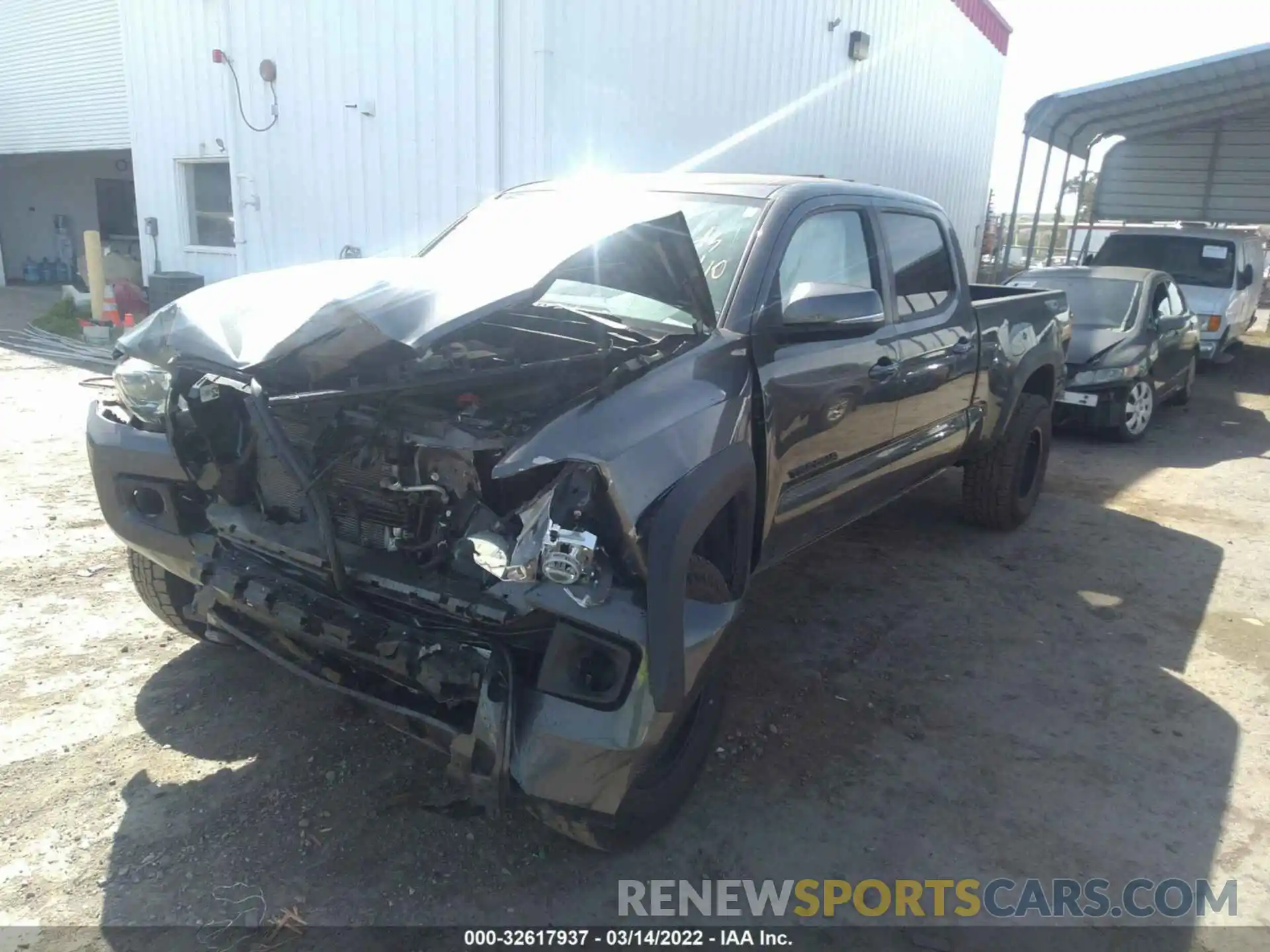 2 Photograph of a damaged car 3TMDZ5BN2KM066255 TOYOTA TACOMA 4WD 2019