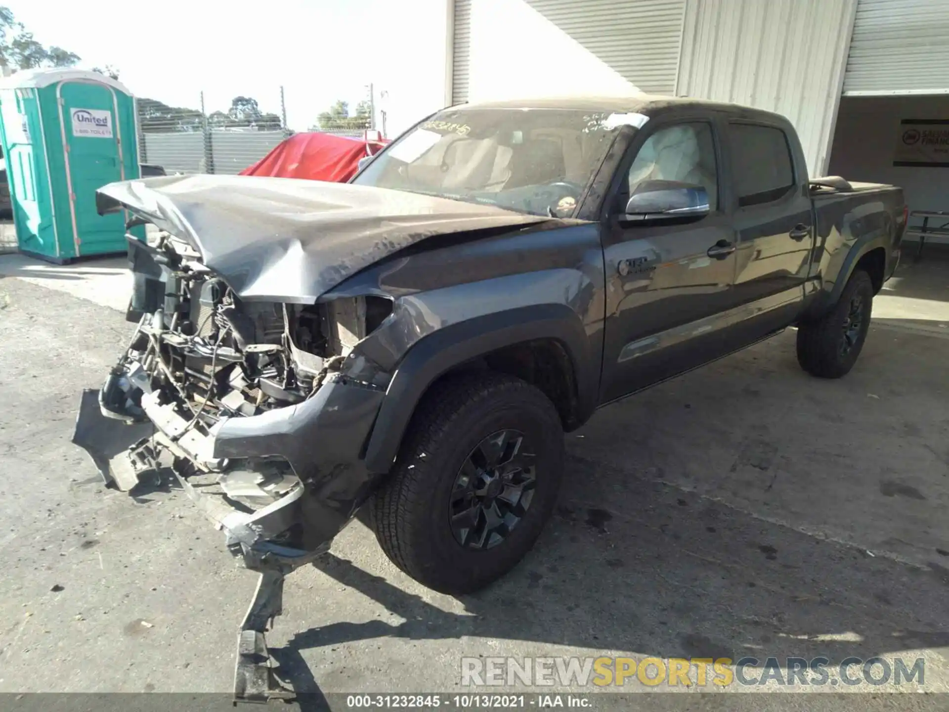 2 Photograph of a damaged car 3TMDZ5BN2KM068443 TOYOTA TACOMA 4WD 2019