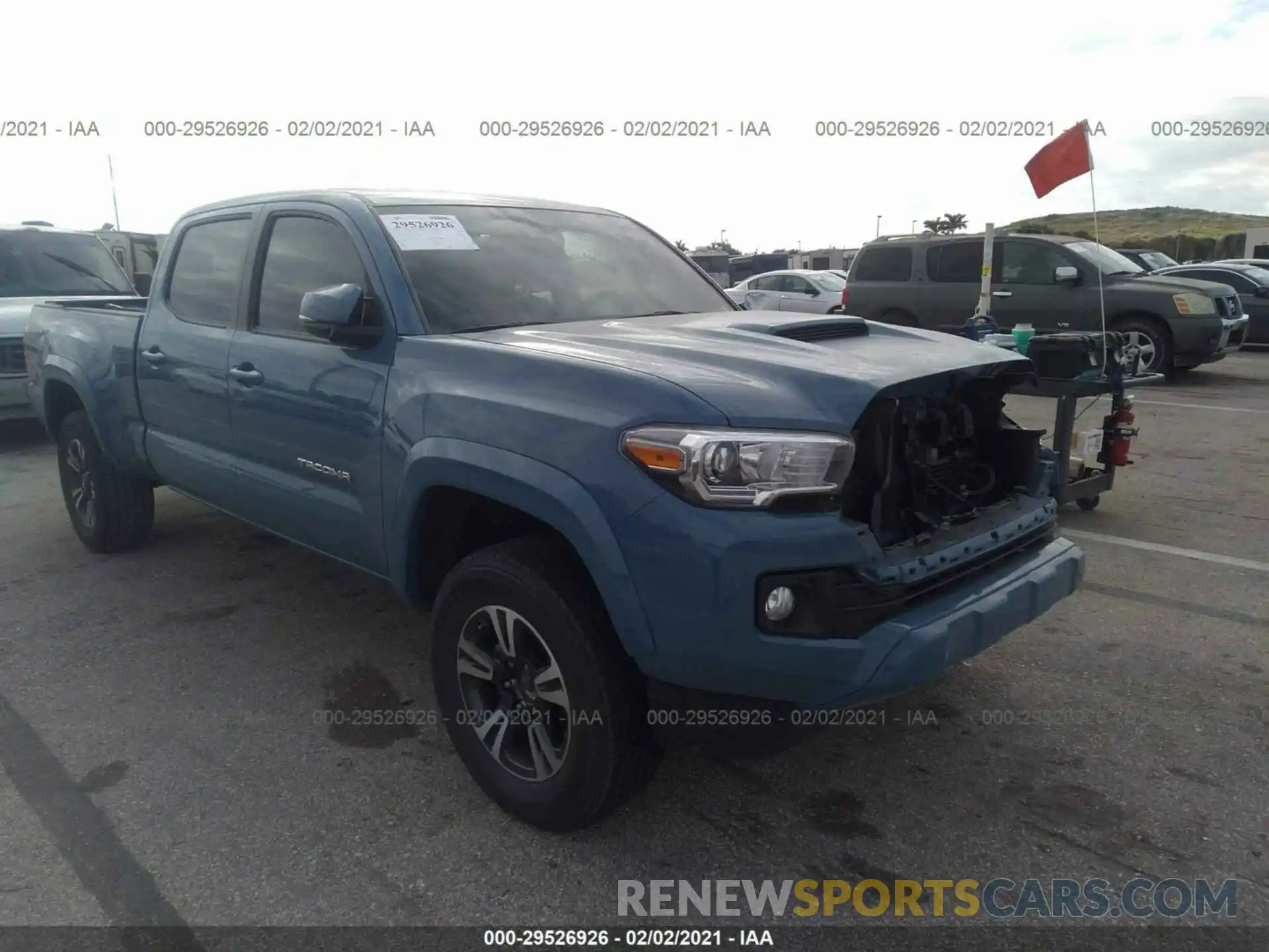 1 Photograph of a damaged car 3TMDZ5BN2KM070192 TOYOTA TACOMA 4WD 2019