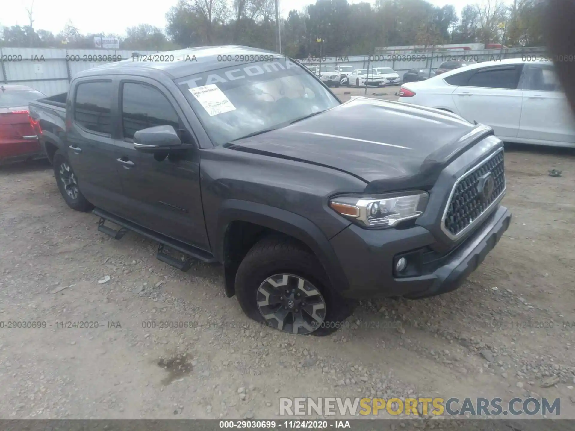 1 Photograph of a damaged car 3TMDZ5BN2KM074212 TOYOTA TACOMA 4WD 2019