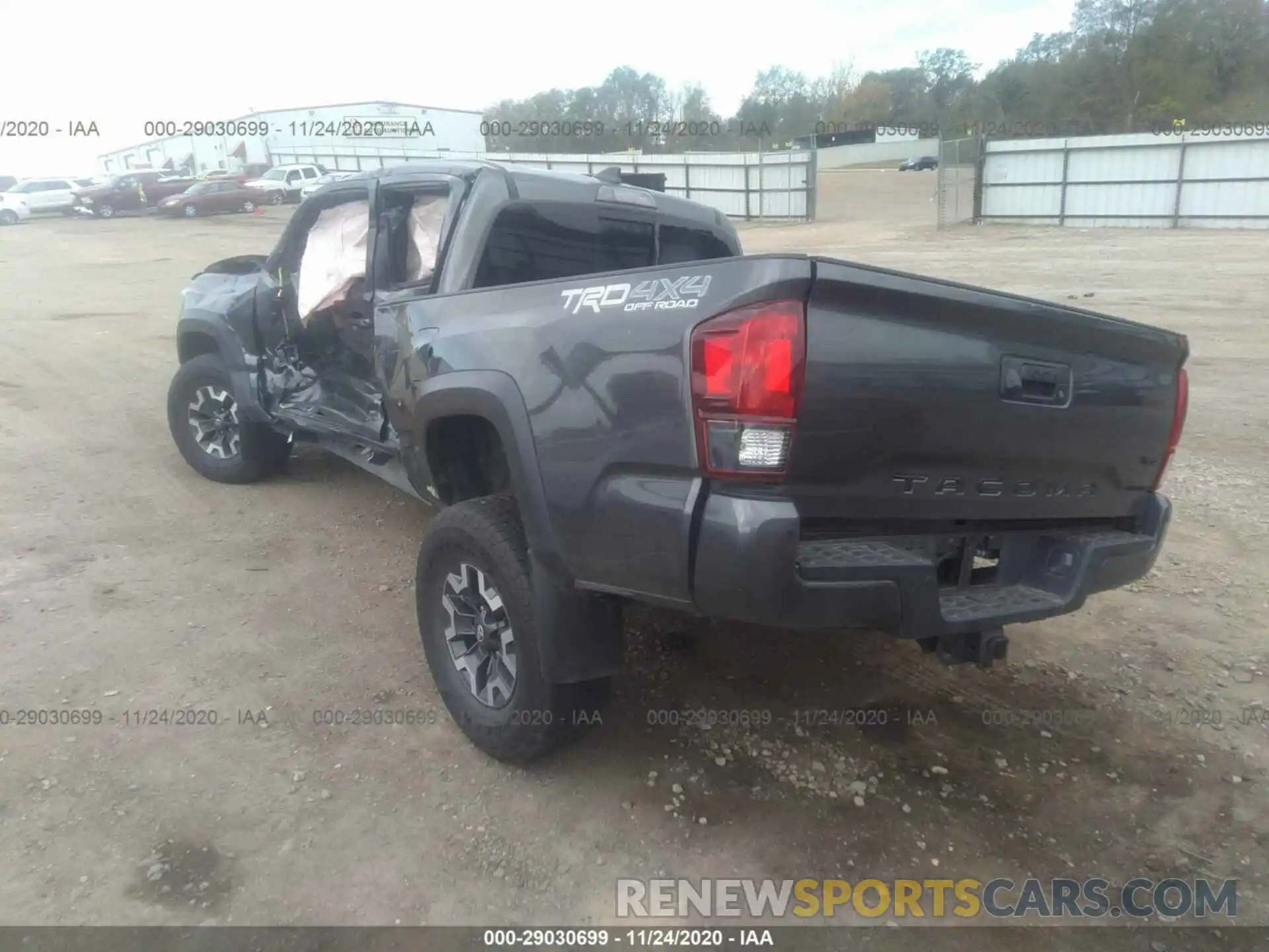 3 Photograph of a damaged car 3TMDZ5BN2KM074212 TOYOTA TACOMA 4WD 2019