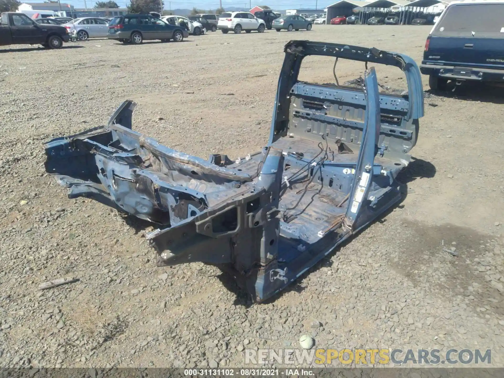 2 Photograph of a damaged car 3TMDZ5BN2KM077787 TOYOTA TACOMA 4WD 2019