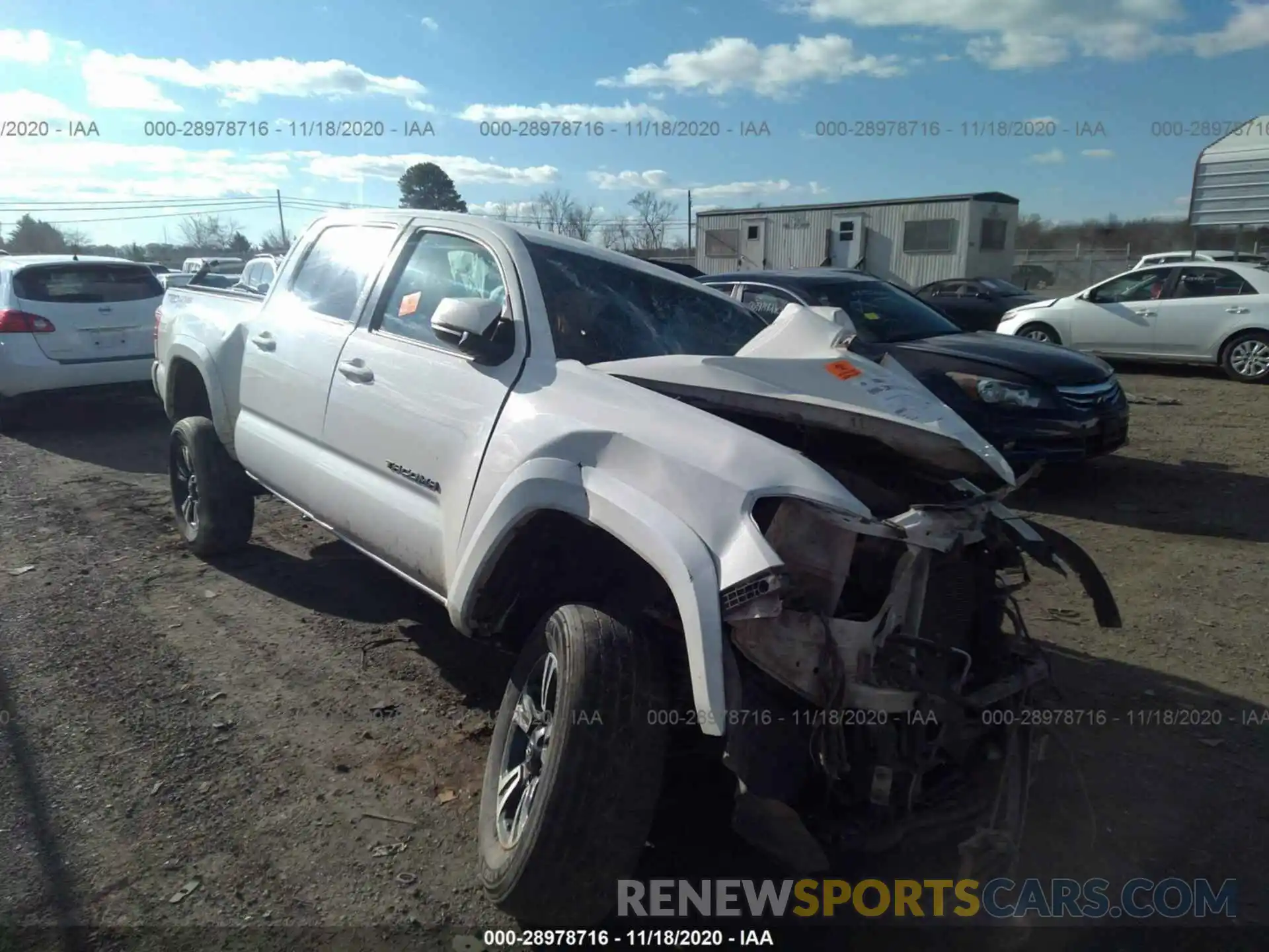 1 Photograph of a damaged car 3TMDZ5BN3KM056303 TOYOTA TACOMA 4WD 2019