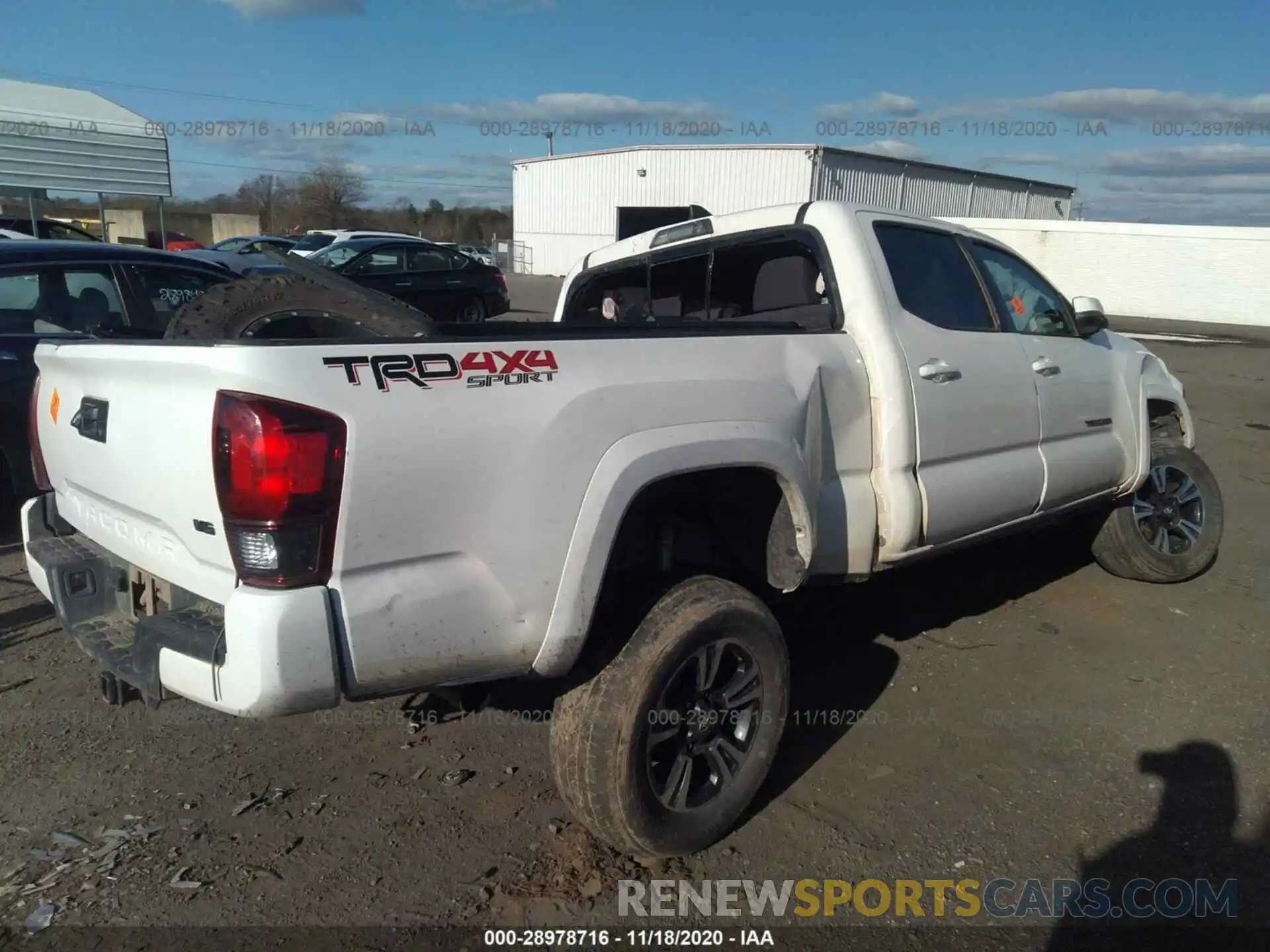 4 Photograph of a damaged car 3TMDZ5BN3KM056303 TOYOTA TACOMA 4WD 2019