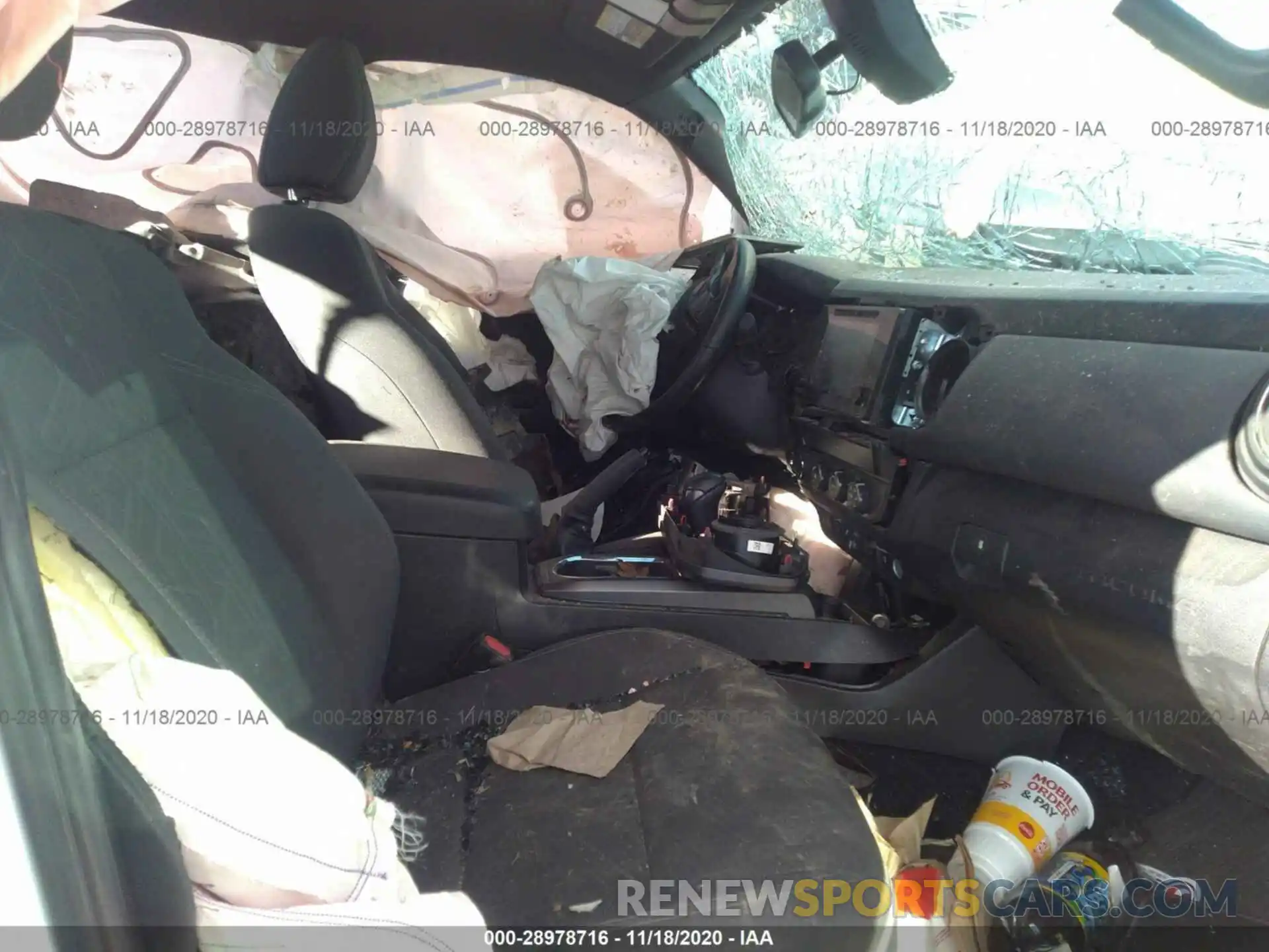 5 Photograph of a damaged car 3TMDZ5BN3KM056303 TOYOTA TACOMA 4WD 2019