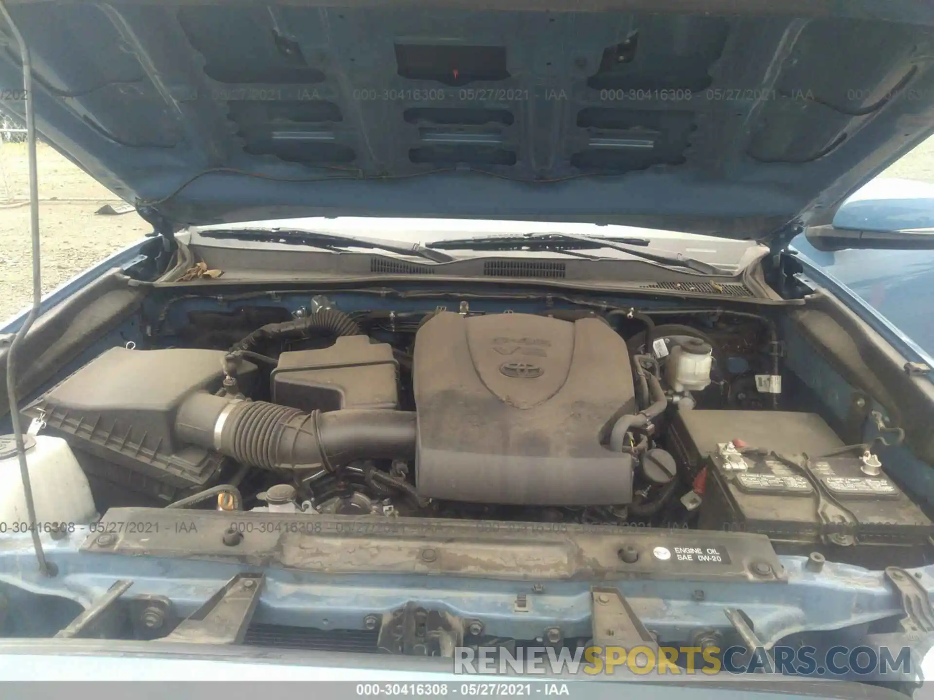 10 Photograph of a damaged car 3TMDZ5BN3KM063736 TOYOTA TACOMA 4WD 2019