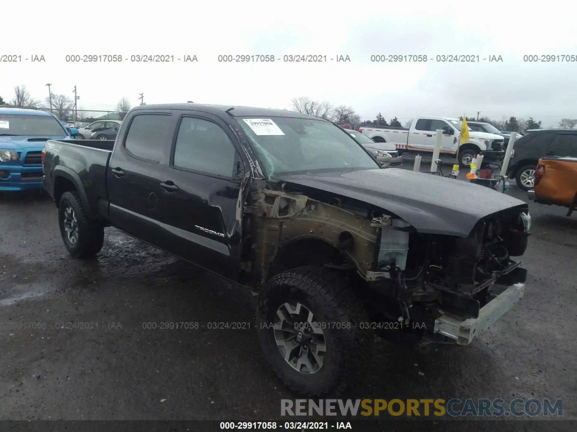 1 Photograph of a damaged car 3TMDZ5BN3KM066202 TOYOTA TACOMA 4WD 2019