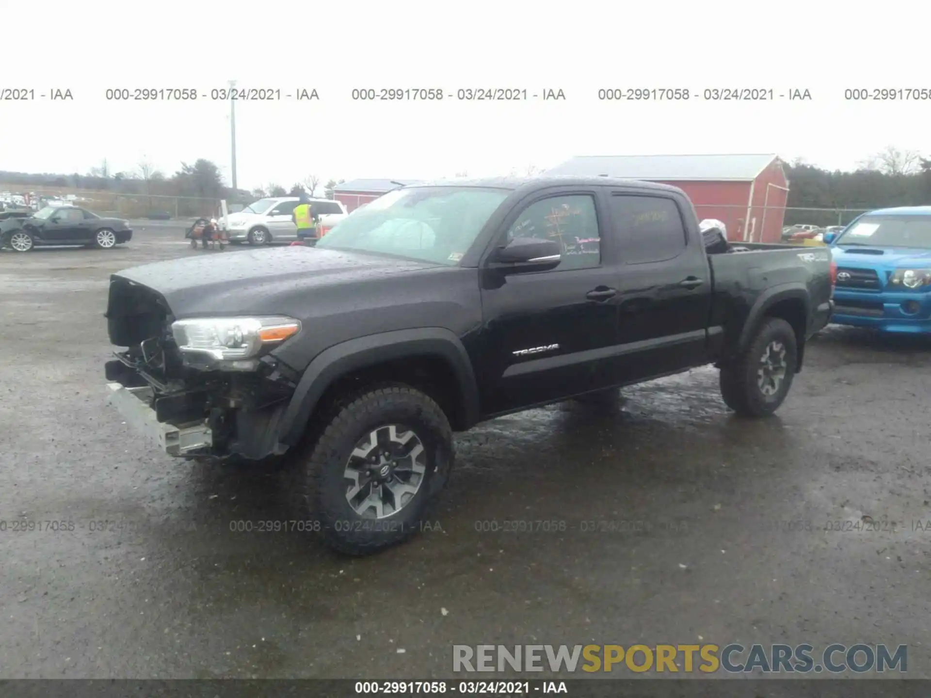 2 Photograph of a damaged car 3TMDZ5BN3KM066202 TOYOTA TACOMA 4WD 2019