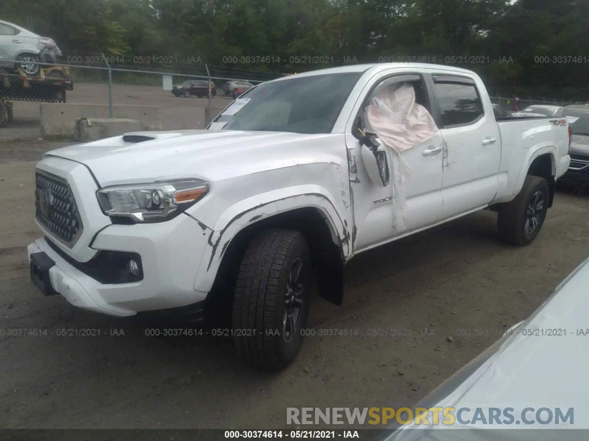 2 Photograph of a damaged car 3TMDZ5BN3KM066281 TOYOTA TACOMA 4WD 2019