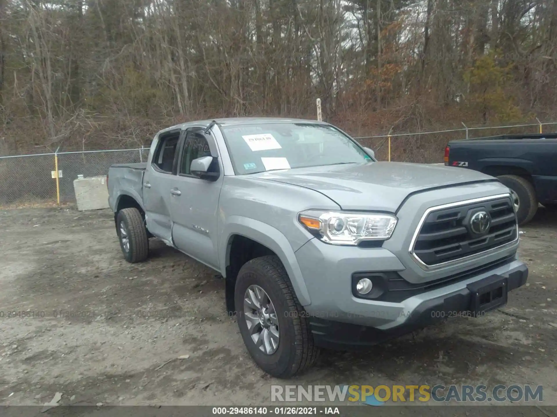 1 Photograph of a damaged car 3TMDZ5BN3KM067480 TOYOTA TACOMA 4WD 2019