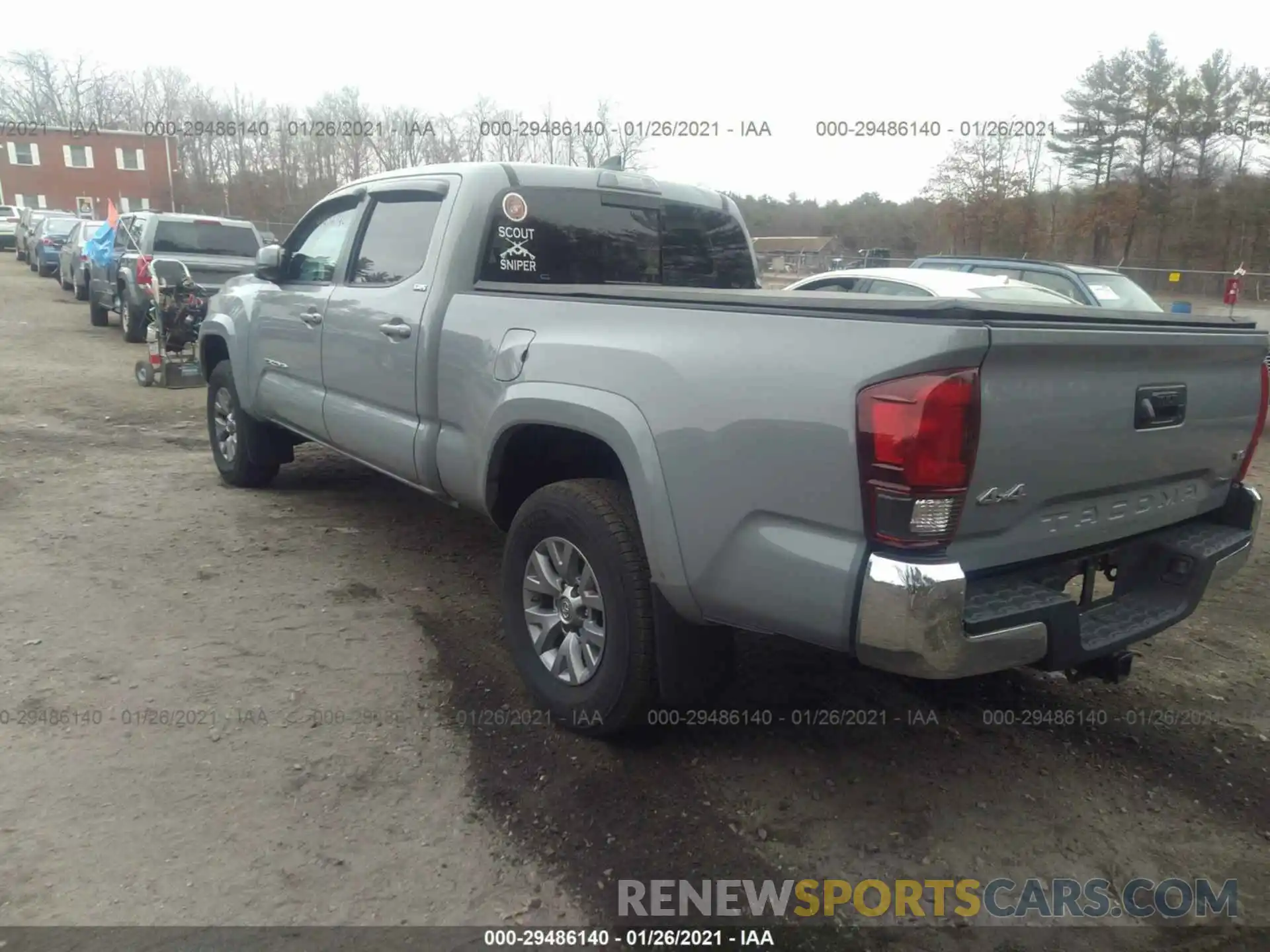 3 Photograph of a damaged car 3TMDZ5BN3KM067480 TOYOTA TACOMA 4WD 2019