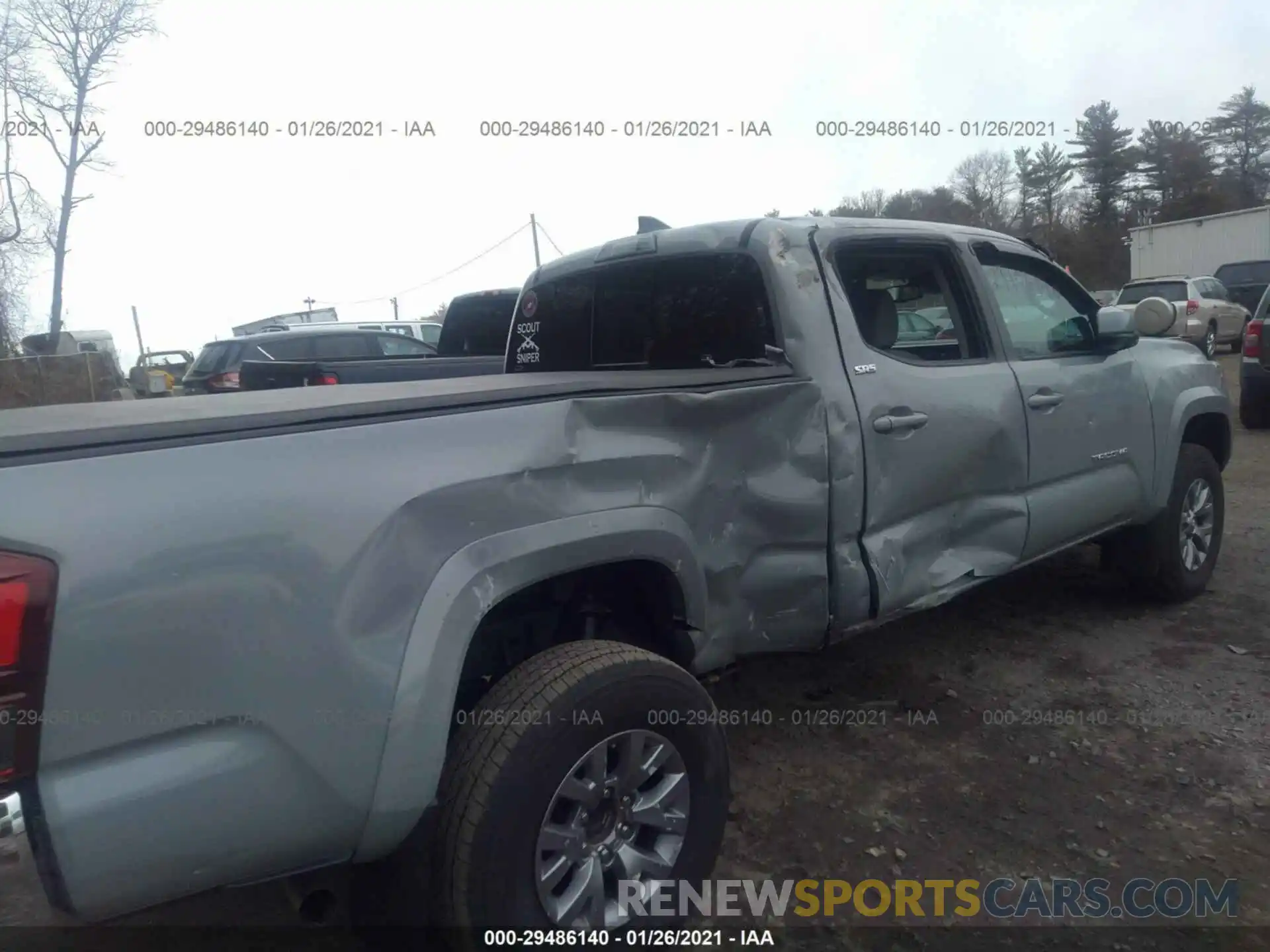 6 Photograph of a damaged car 3TMDZ5BN3KM067480 TOYOTA TACOMA 4WD 2019