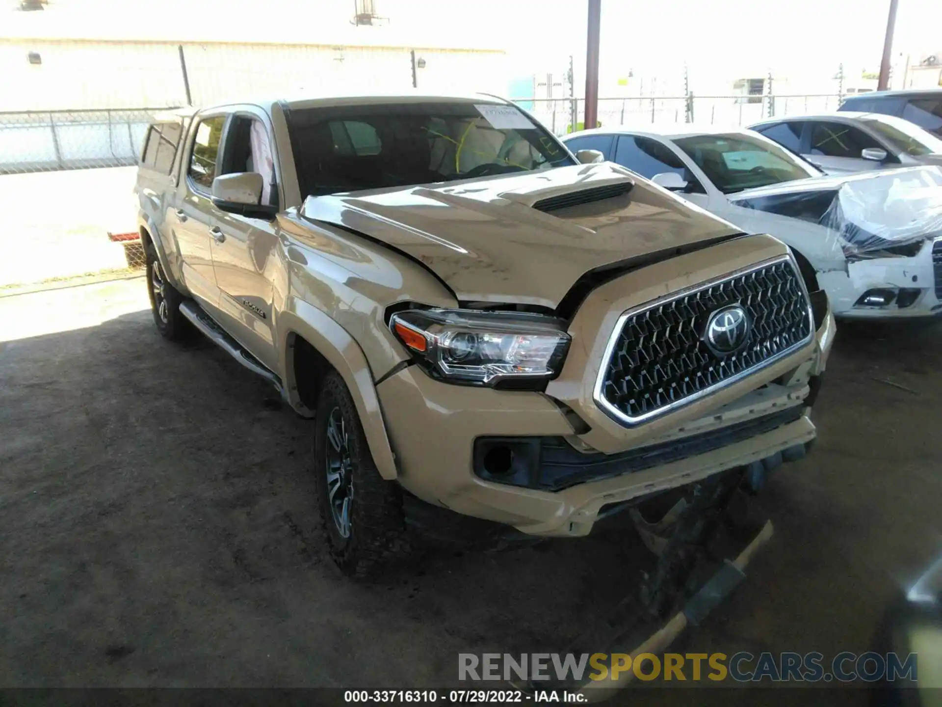 1 Фотография поврежденного автомобиля 3TMDZ5BN3KM068872 TOYOTA TACOMA 4WD 2019